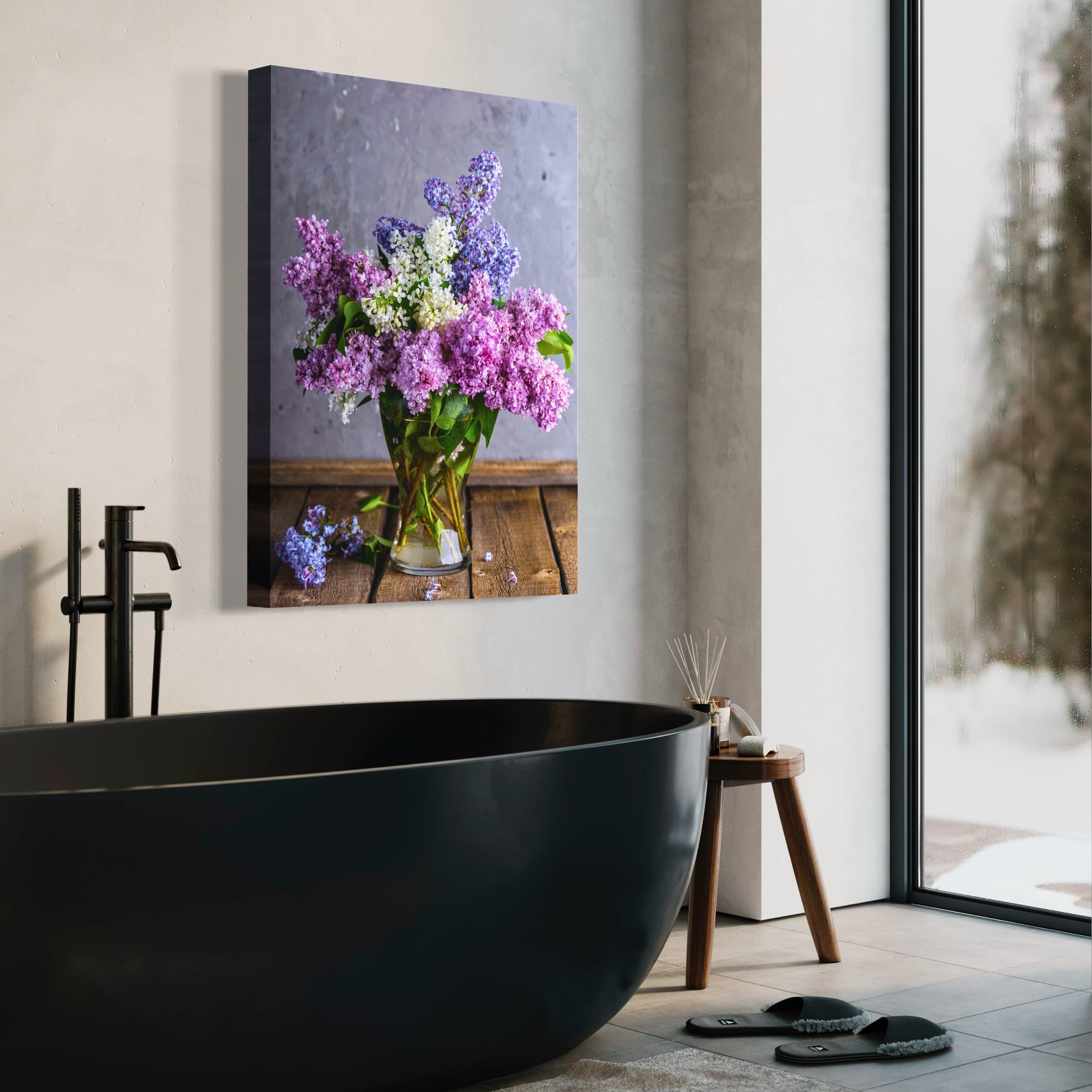 Lilac Bouquet - Moderno Wall Art Wall Art