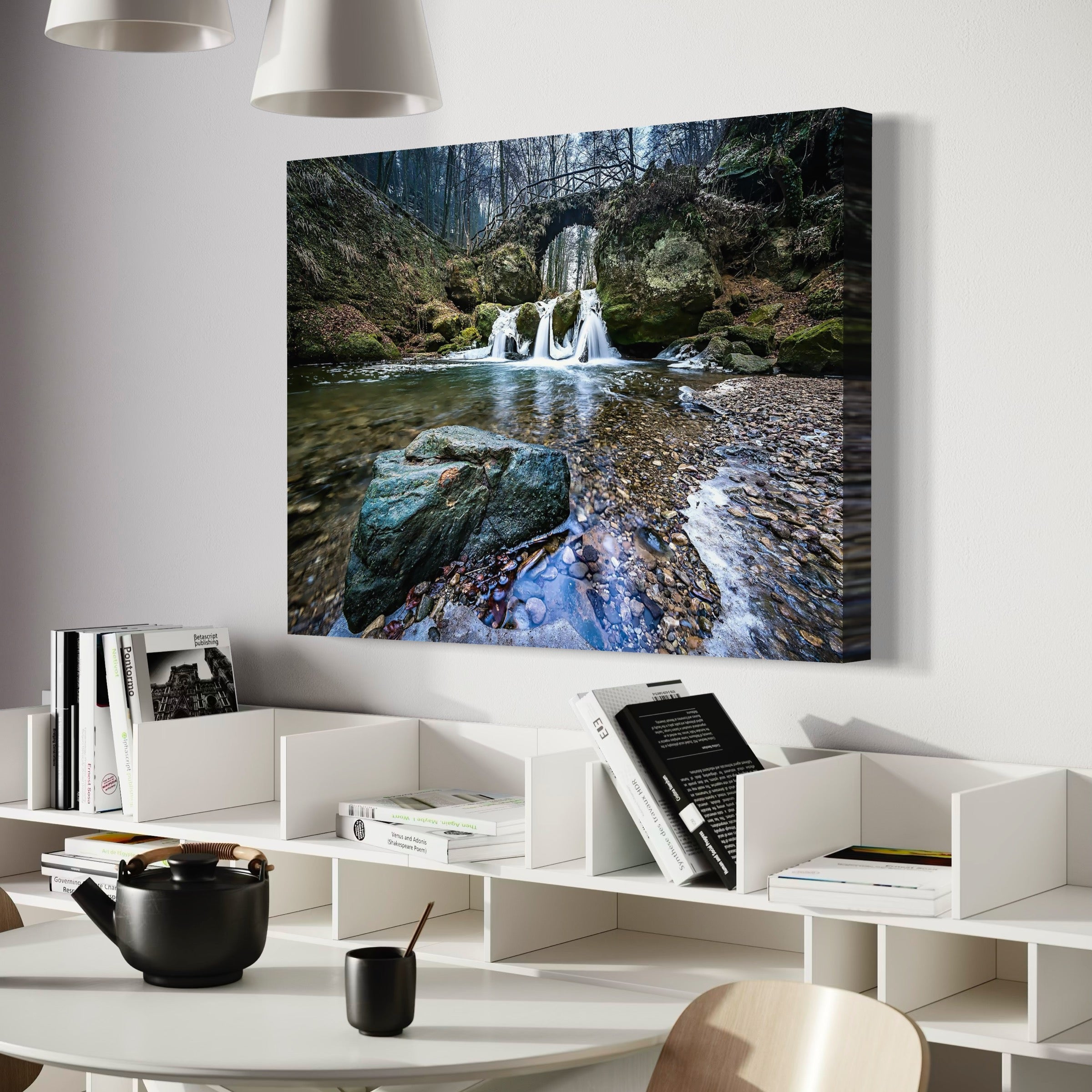 Woodland Cascade - Moderno Wall Art Wall Art