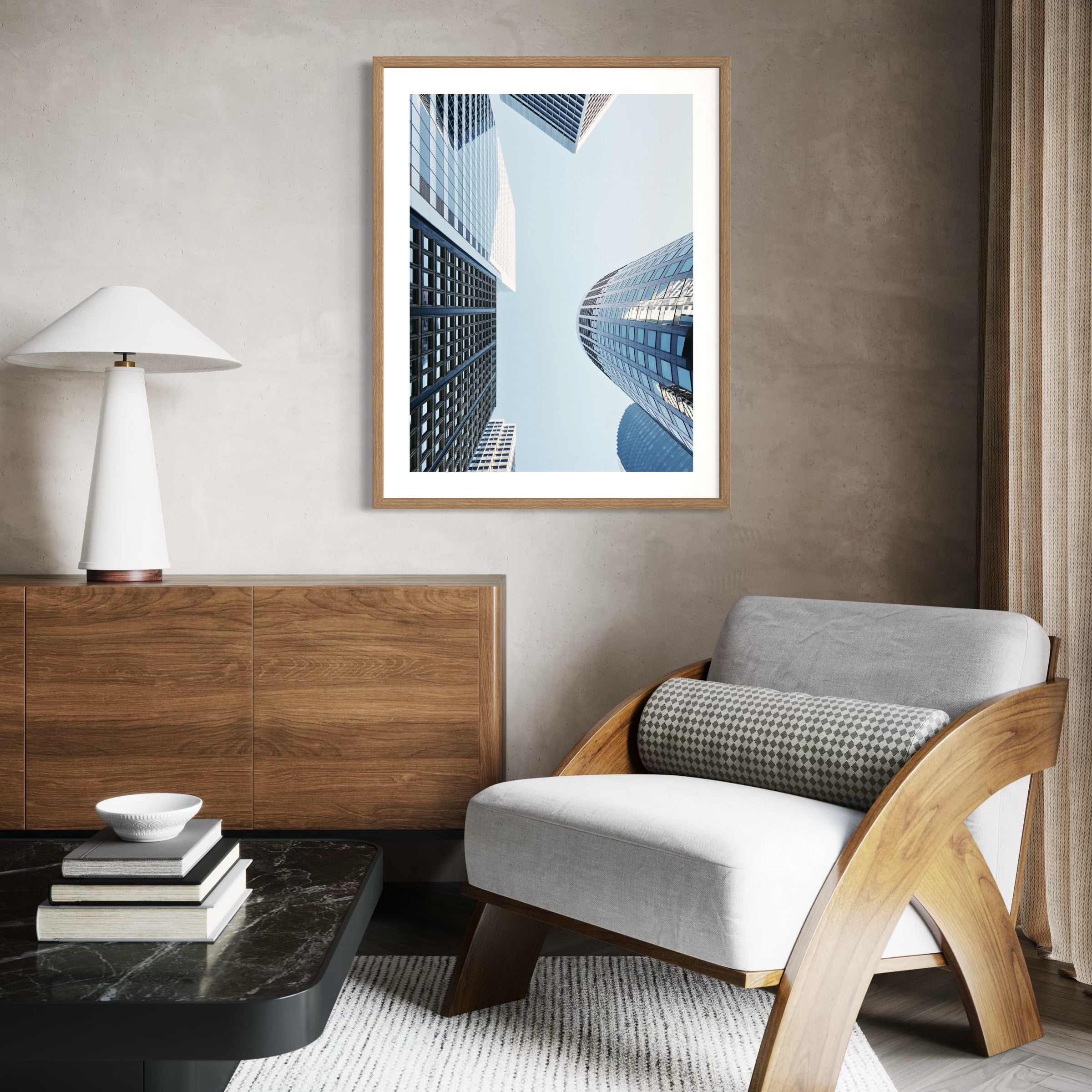 Sleek Ascent - Moderno Wall Art Wall Art