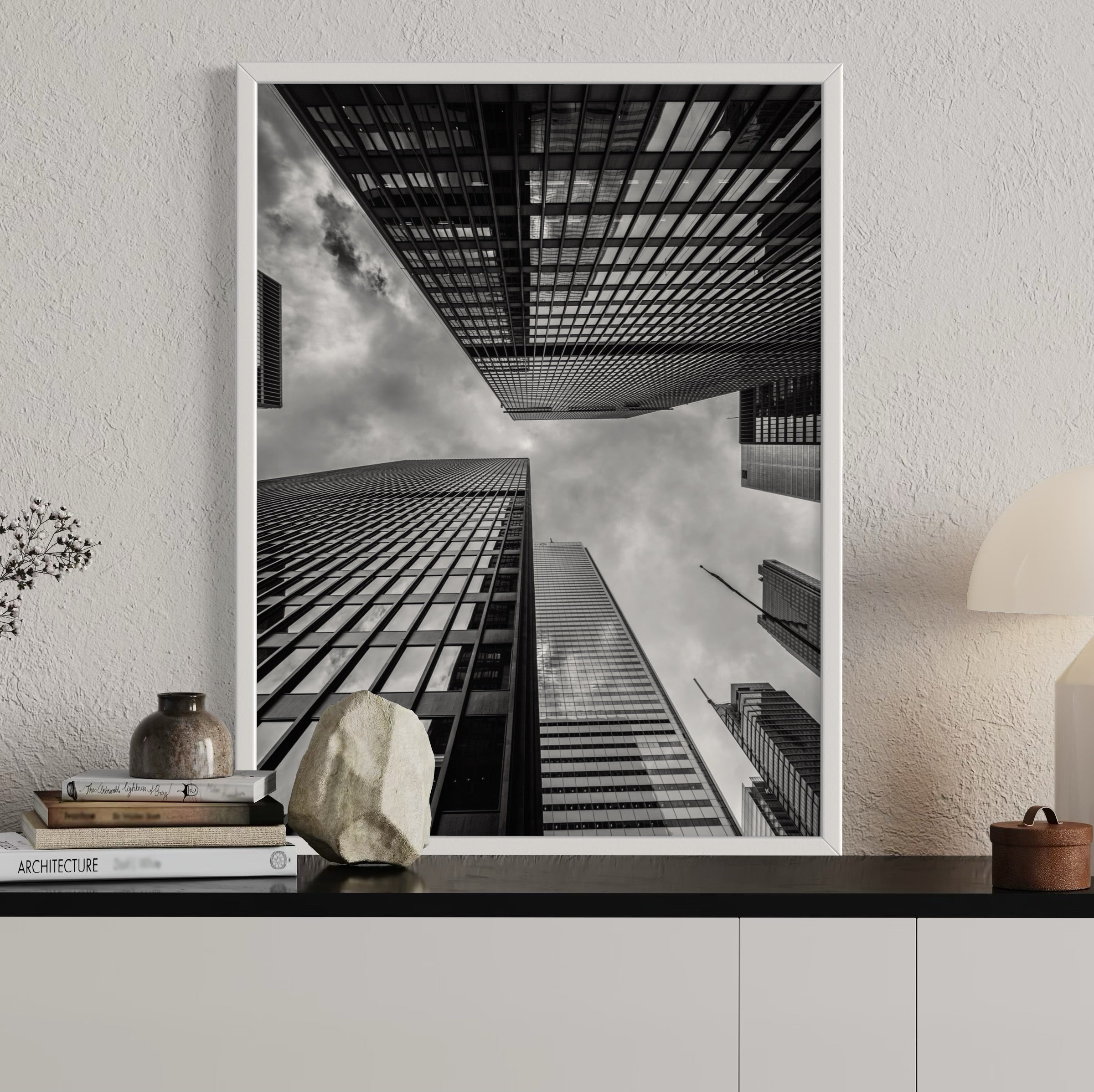 Skyscraper Geometry - Moderno Wall Art Wall Art