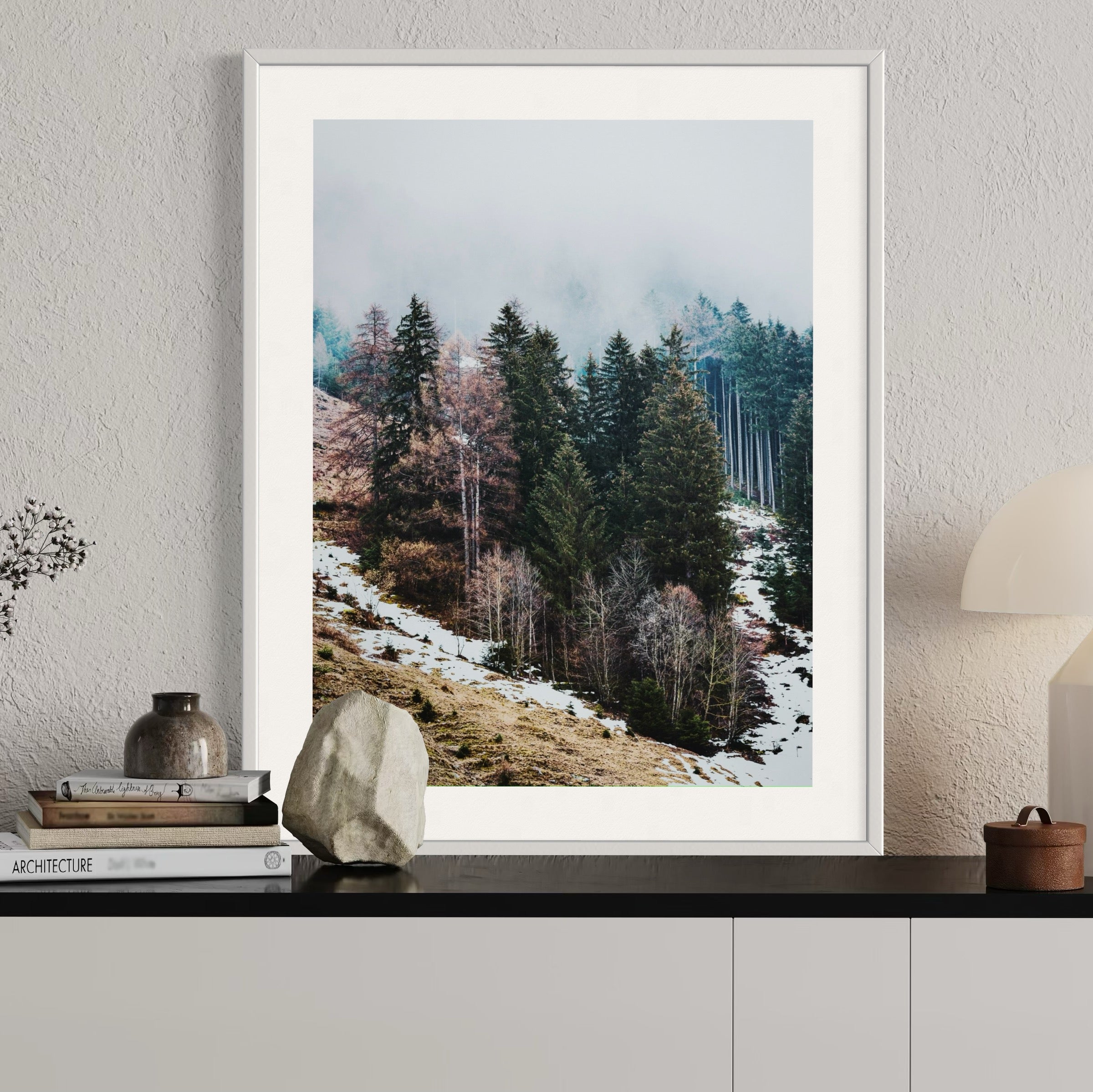 Moody Fall Forest - Moderno Wall Art Wall Art