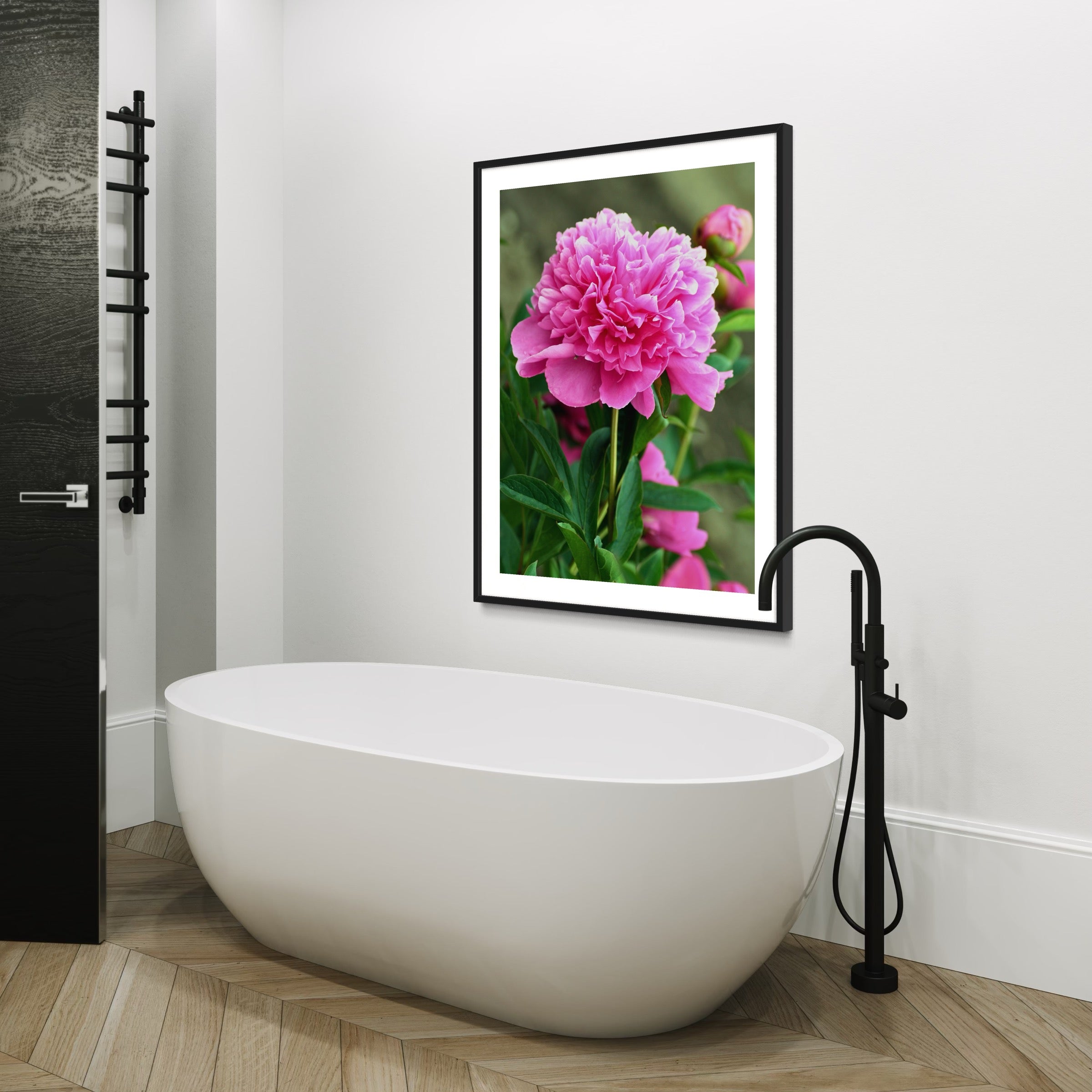 Carnation in Full Bloom - Moderno Wall Art Wall Art