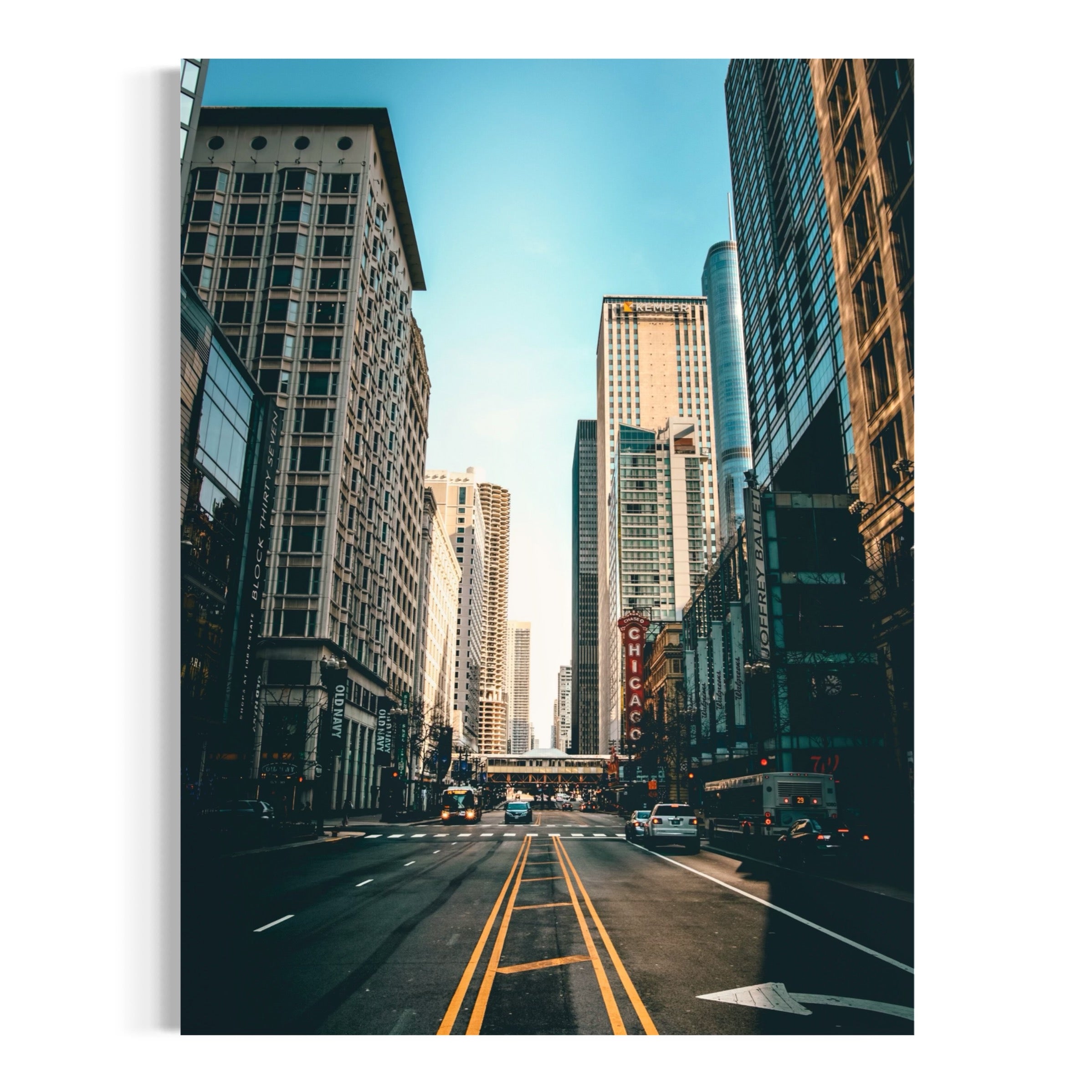 Chicago Street - Moderno Wall Art Wall Art