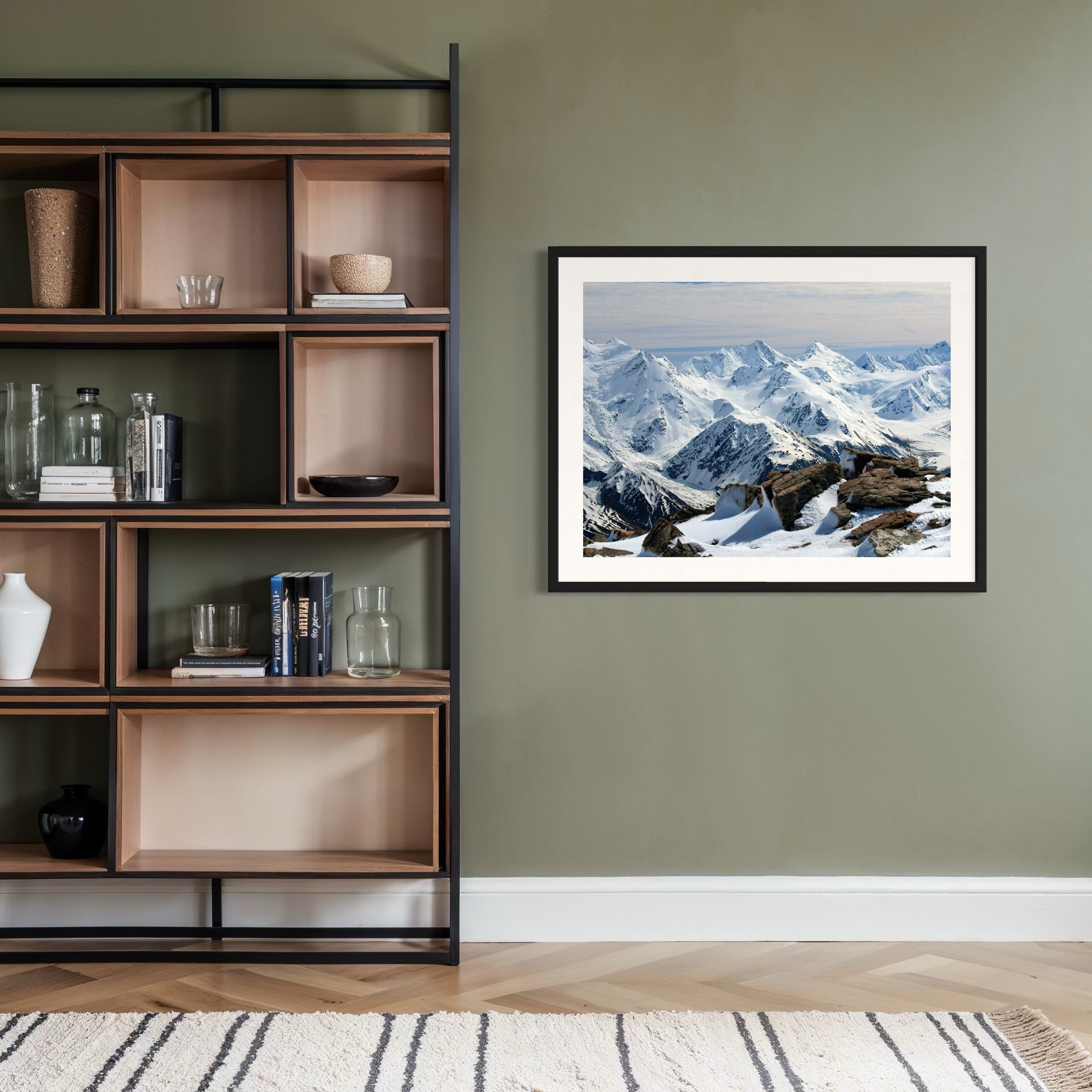 Alpine Ascent - Moderno Wall Art Wall Art