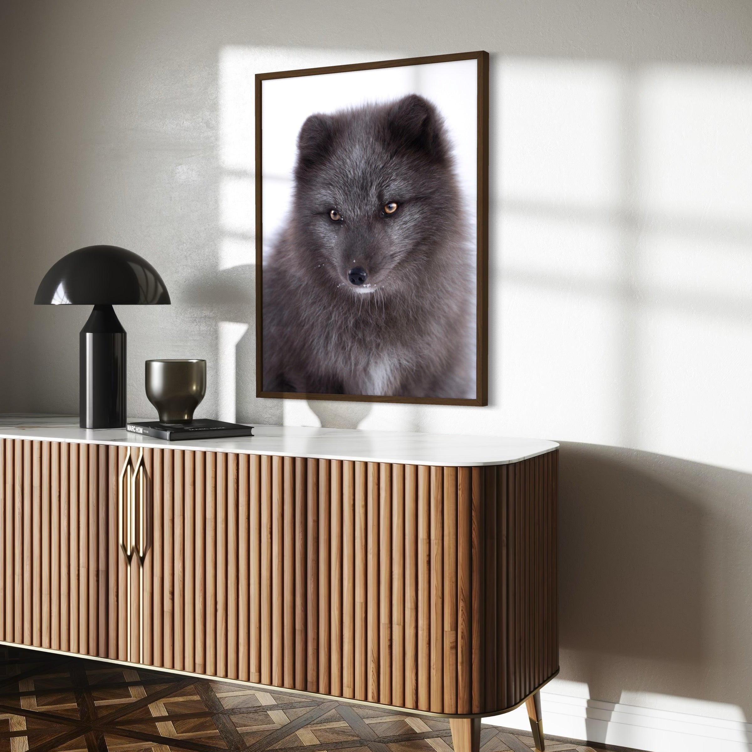 Frostbound Beauty - Moderno Wall Art Wall Art