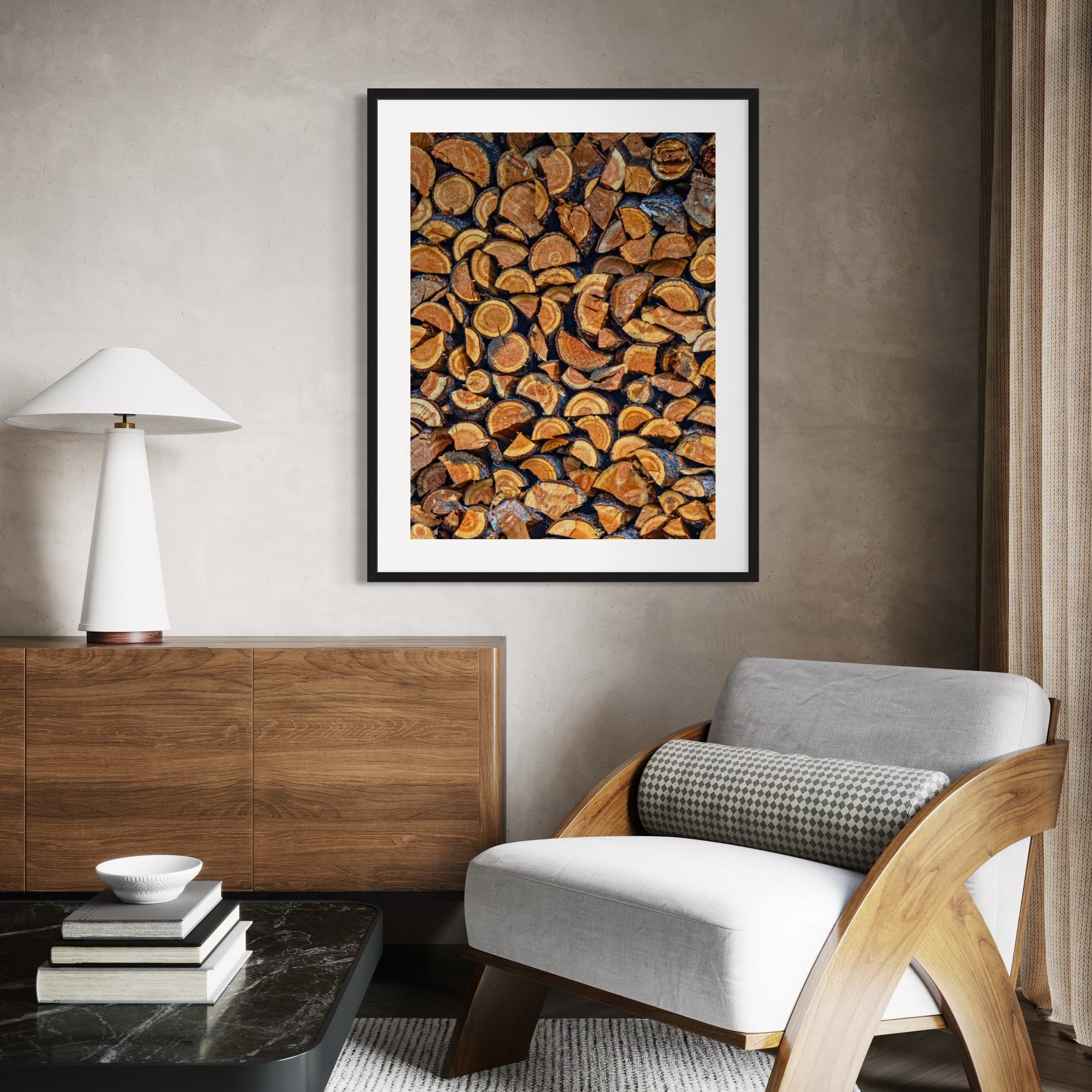 Stacked for the Season - Moderno Wall Art Wall Art
