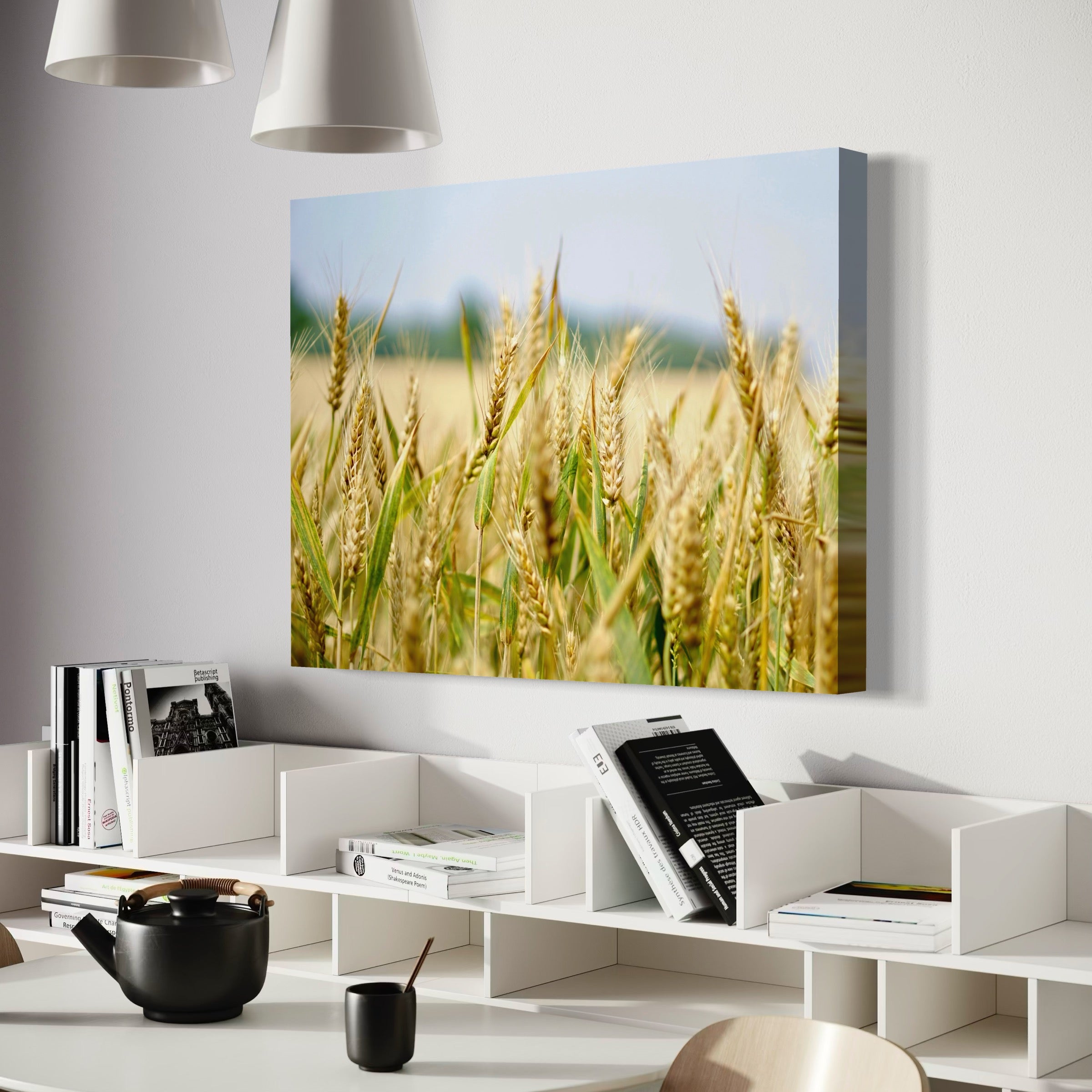 Grains of Summer - Moderno Wall Art Wall Art