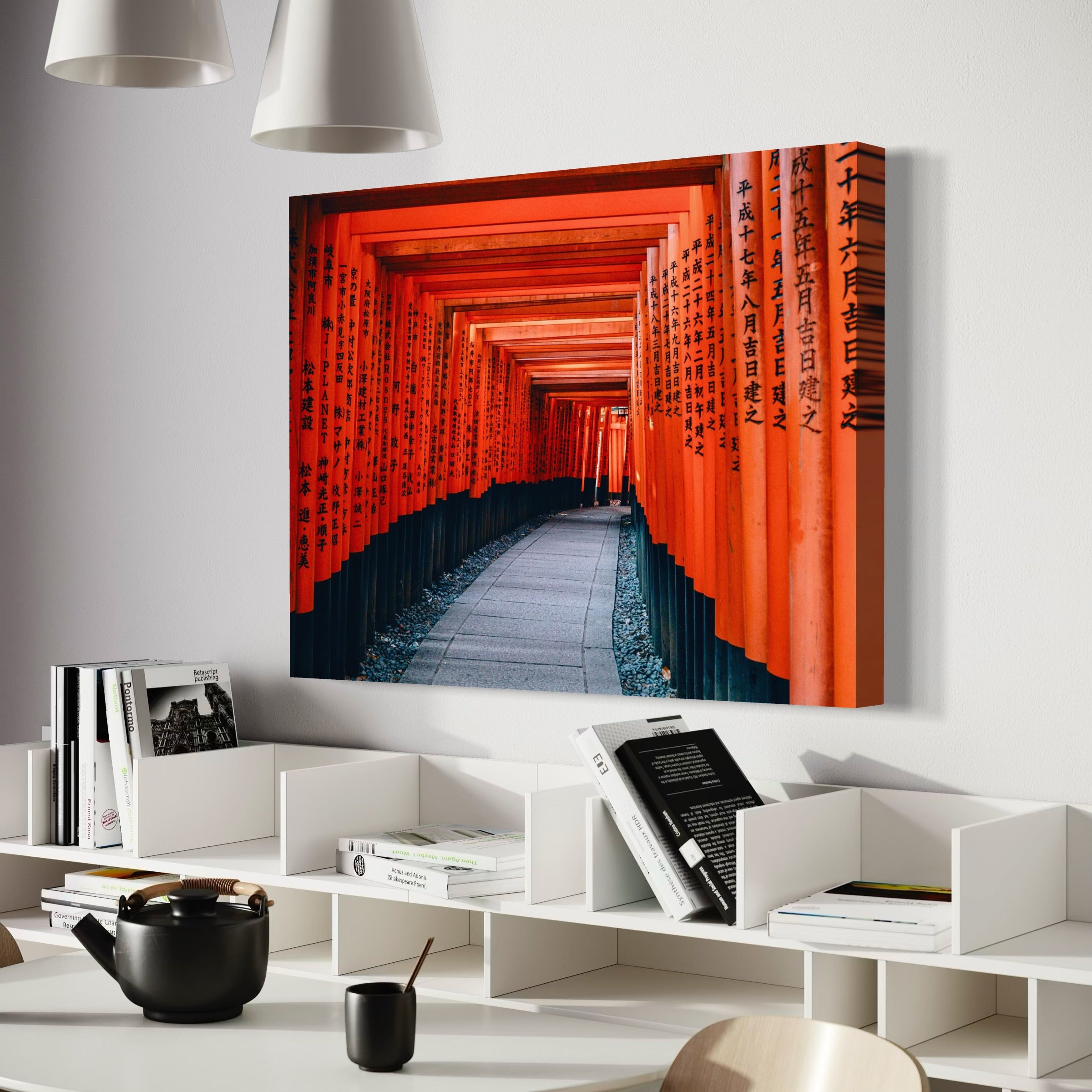 Kyoto’s Sacred Trail - Moderno Wall Art Wall Art