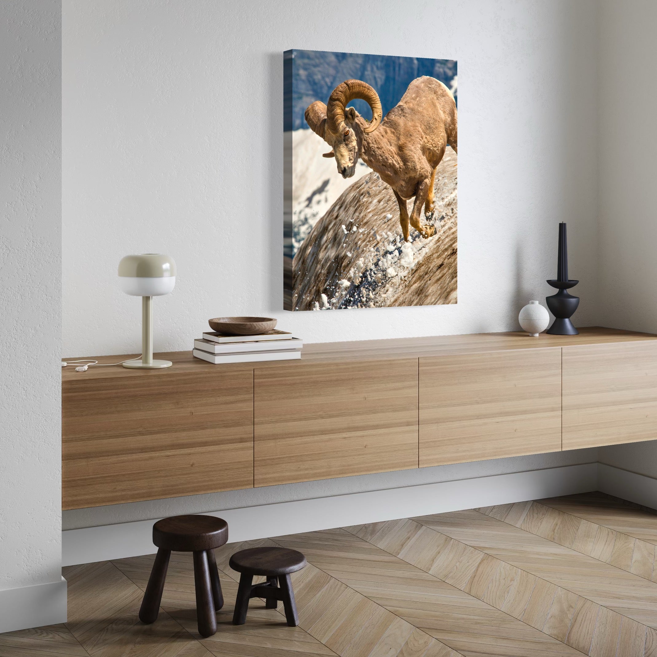 Bighorn Sheep - Moderno Wall Art Wall Art