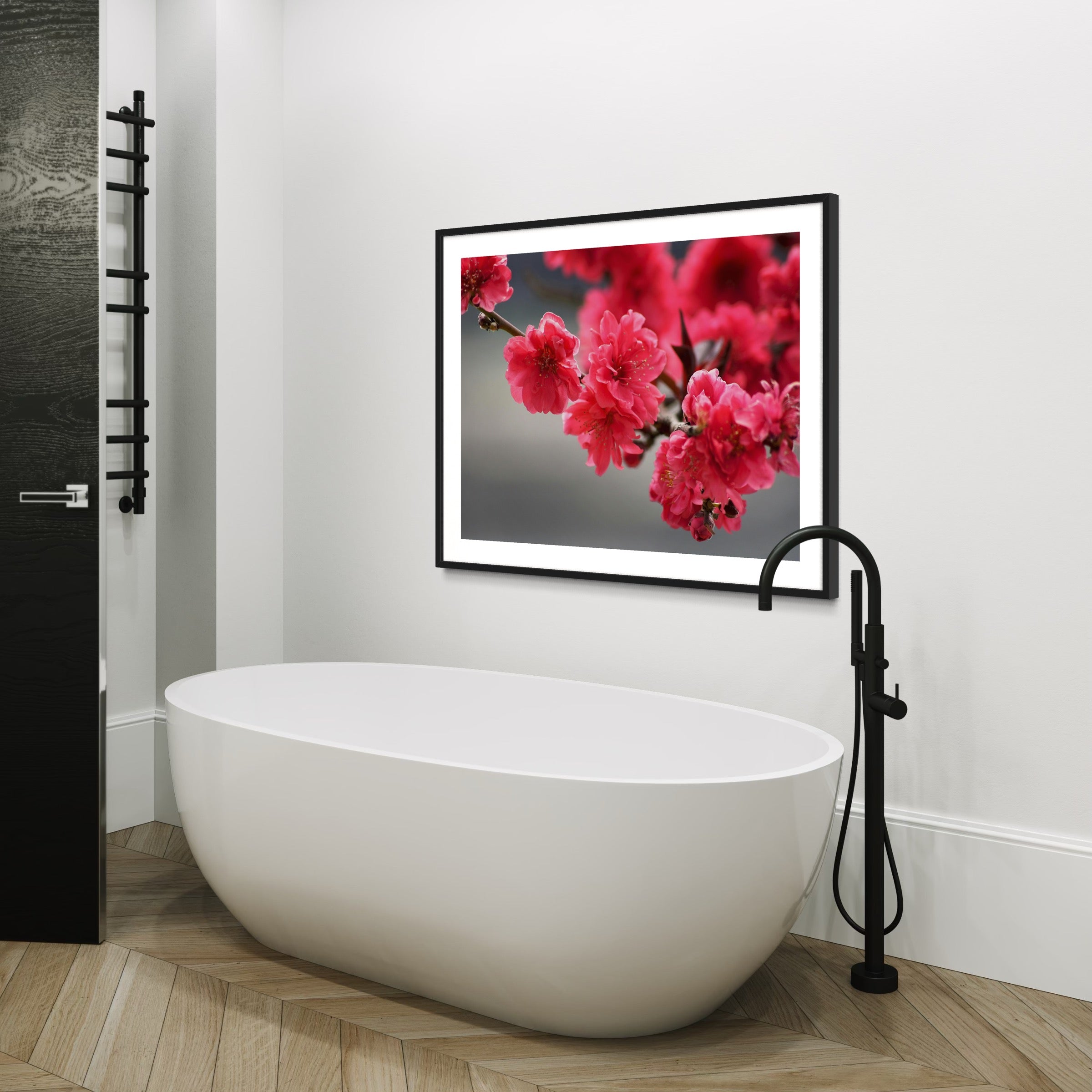 Radiant Blossom - Moderno Wall Art Wall Art
