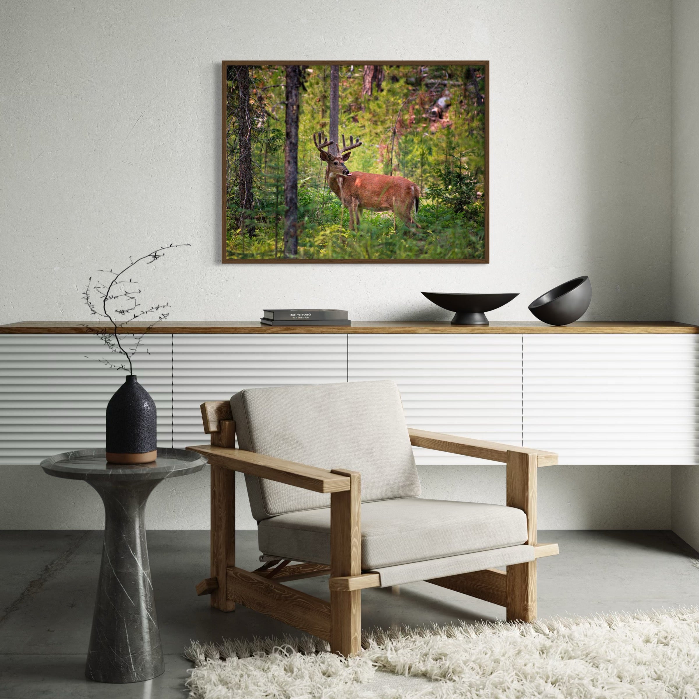 Woods Wanderer - Moderno Wall Art Wall Art