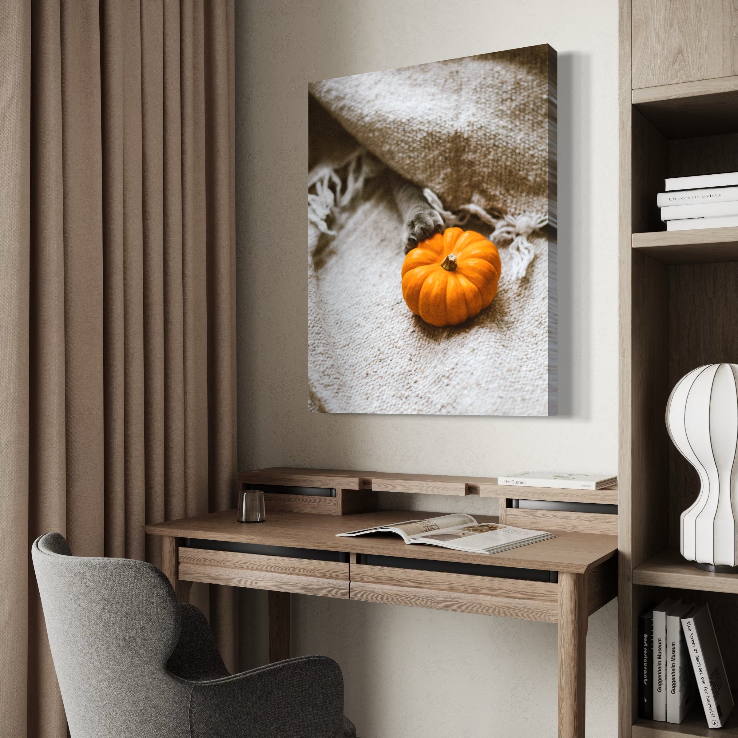 Pumpkin Paws - Moderno Wall Art Wall Art