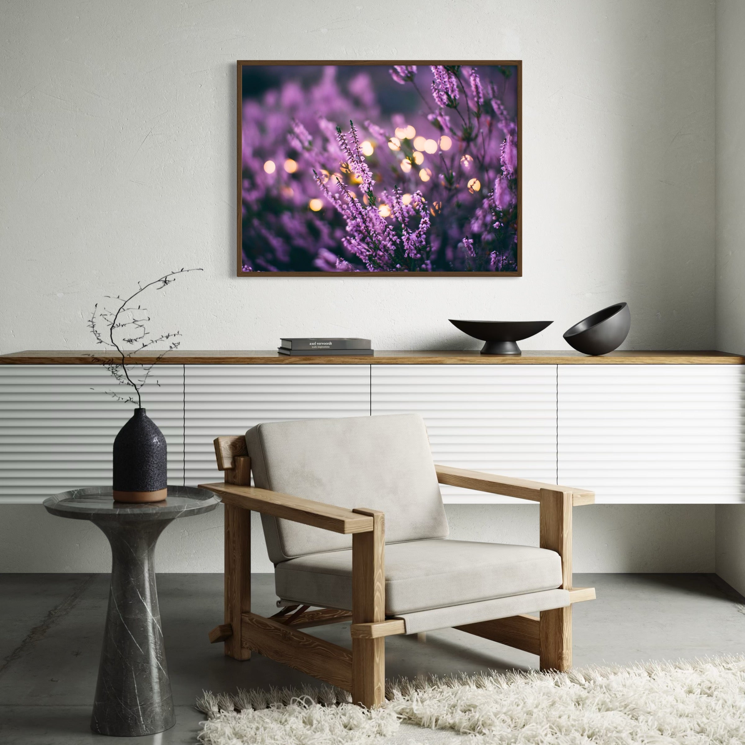 Lavender Dreamscape - Moderno Wall Art Wall Art