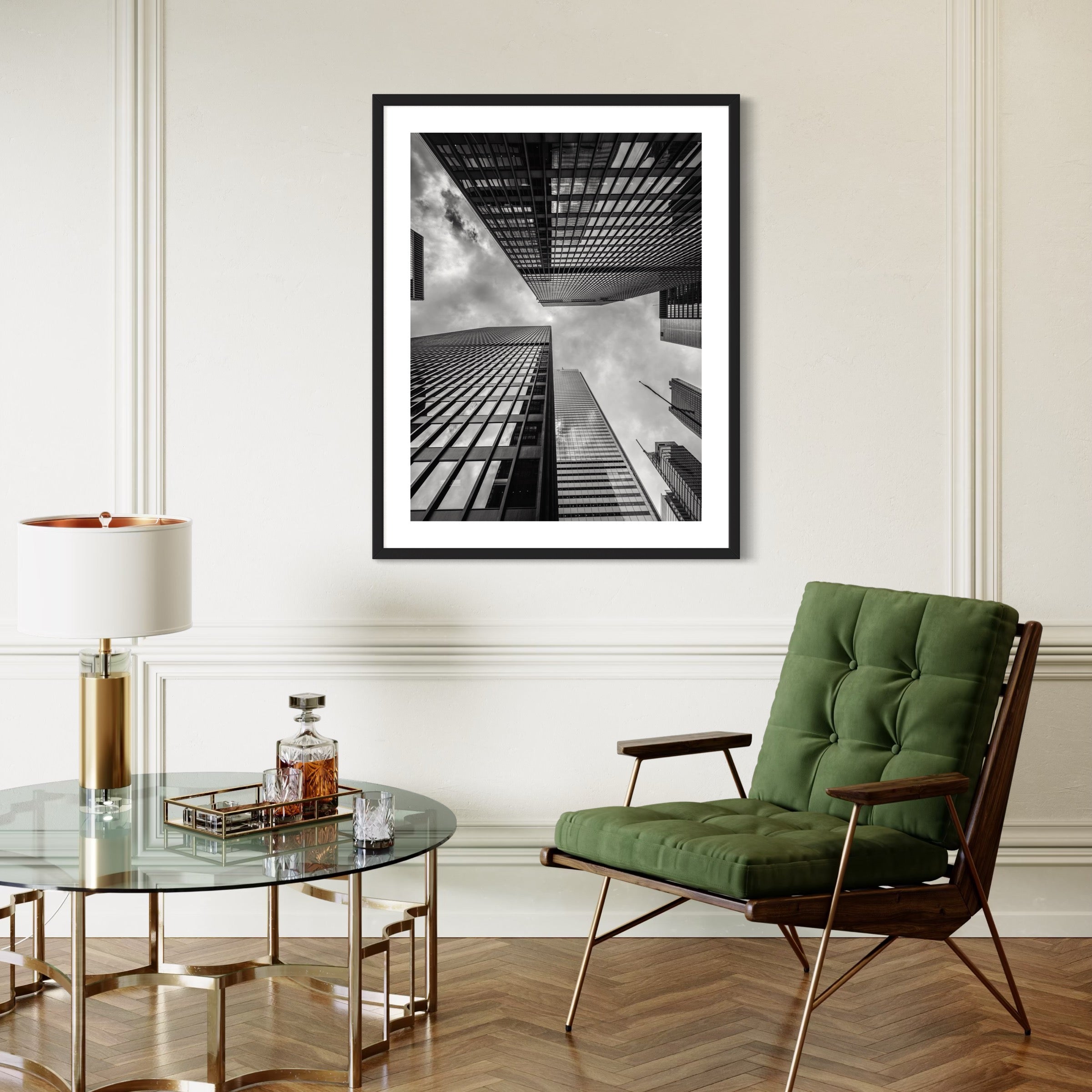 Skyscraper Geometry - Moderno Wall Art Wall Art