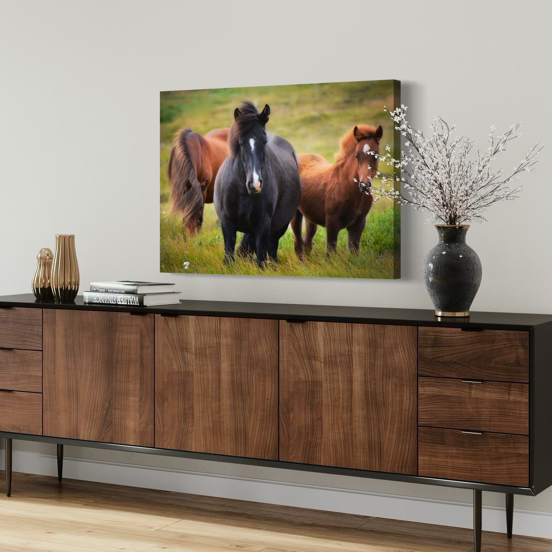 Meadow Companions - Moderno Wall Art Wall Art