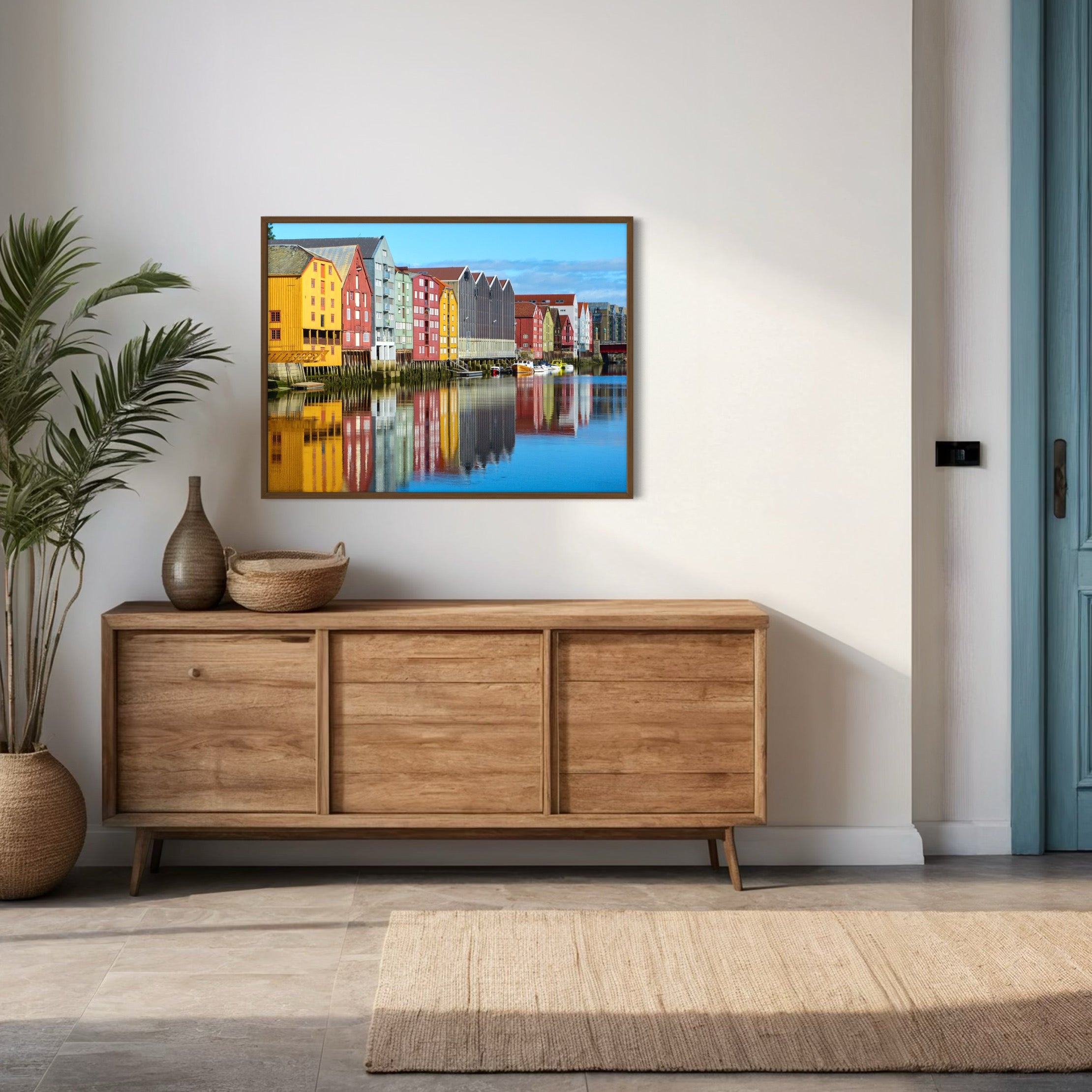 Nidelva Reflections - Moderno Wall Art Wall Art