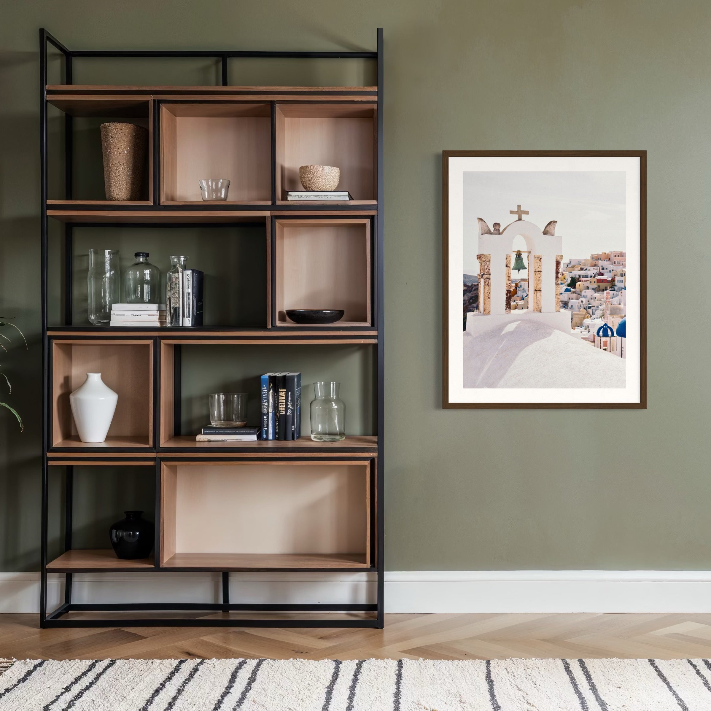 Bell Tower of Santorini - Moderno Wall Art Wall Art