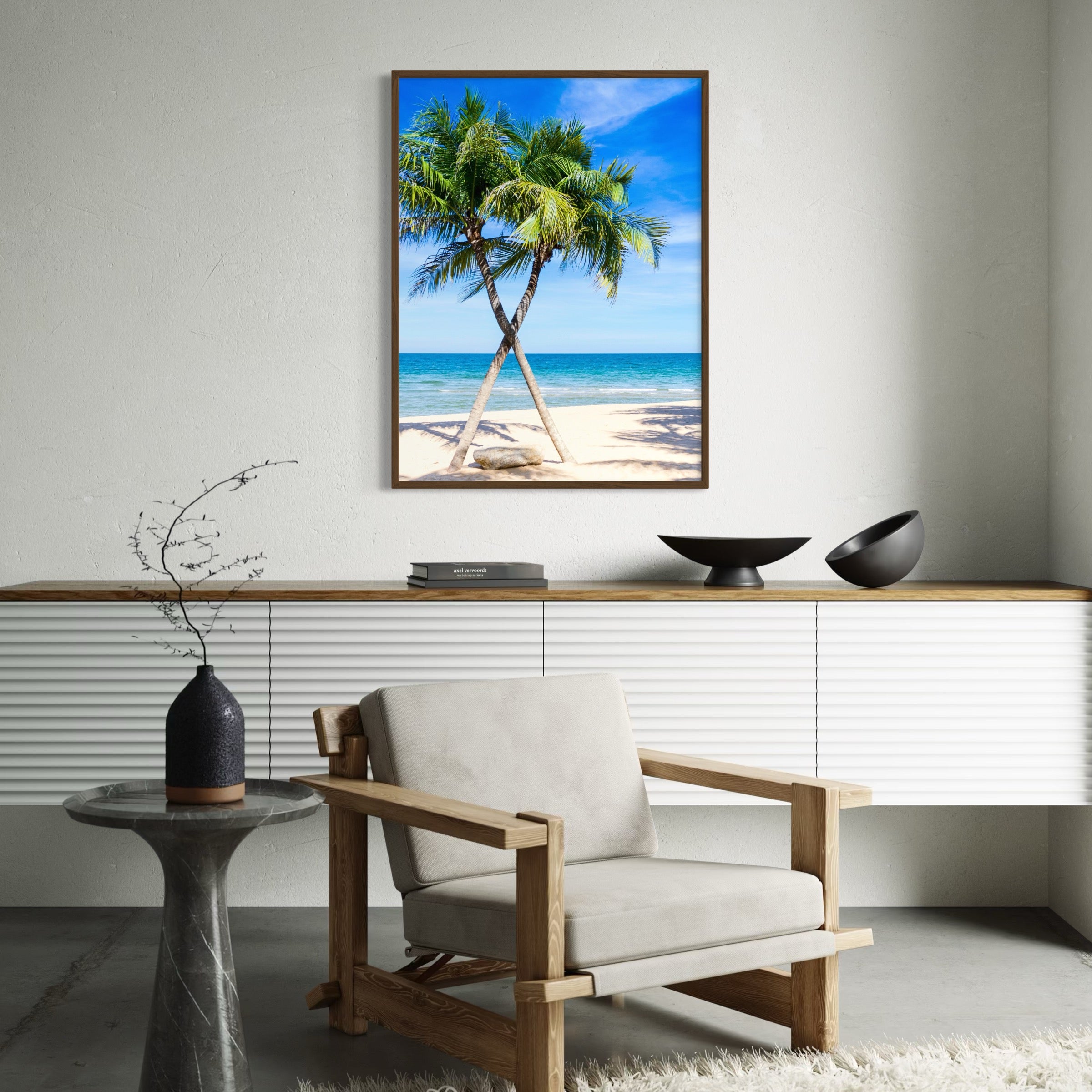 Palm Embrace - Moderno Wall Art Wall Art