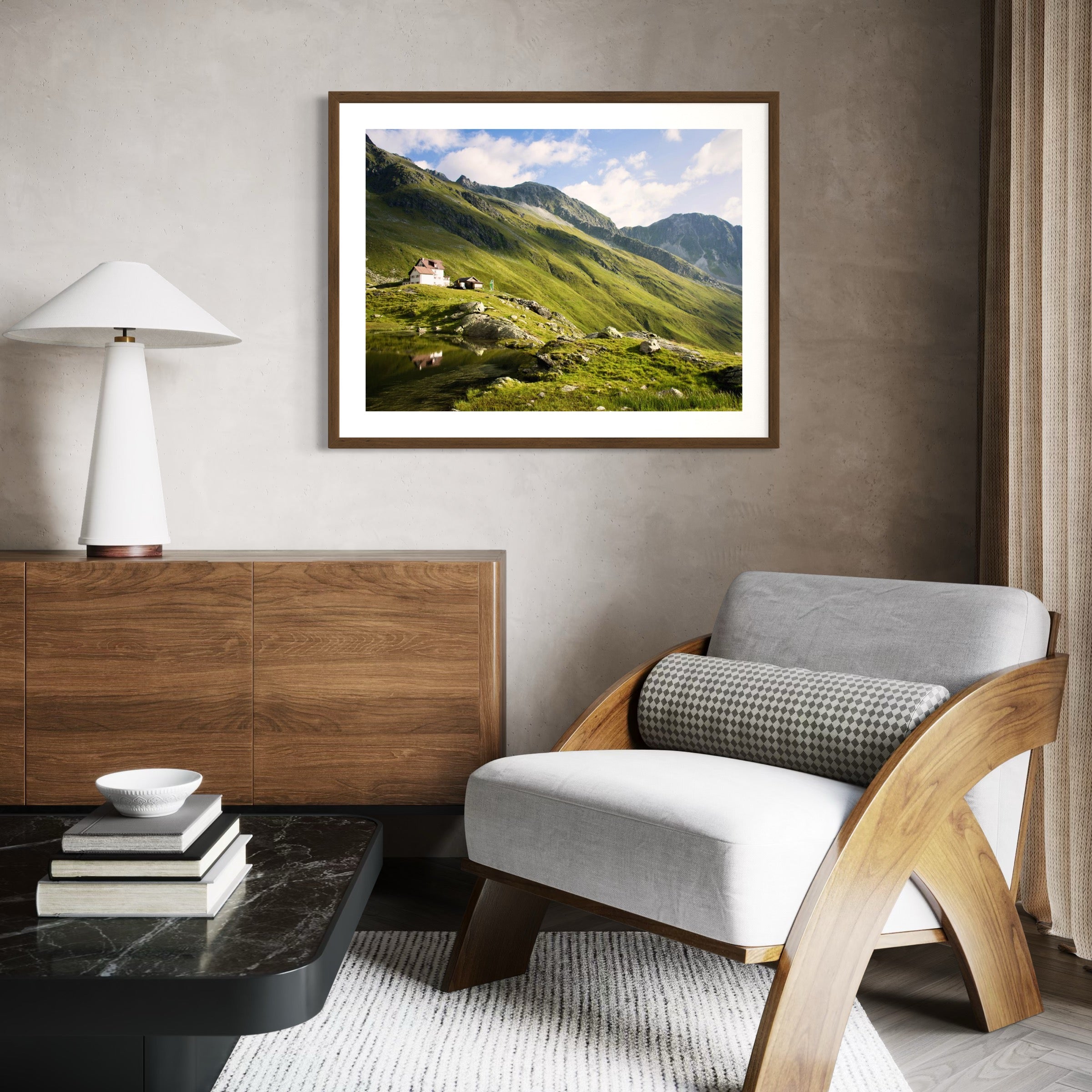 Hillside Refuge - Moderno Wall Art Wall Art