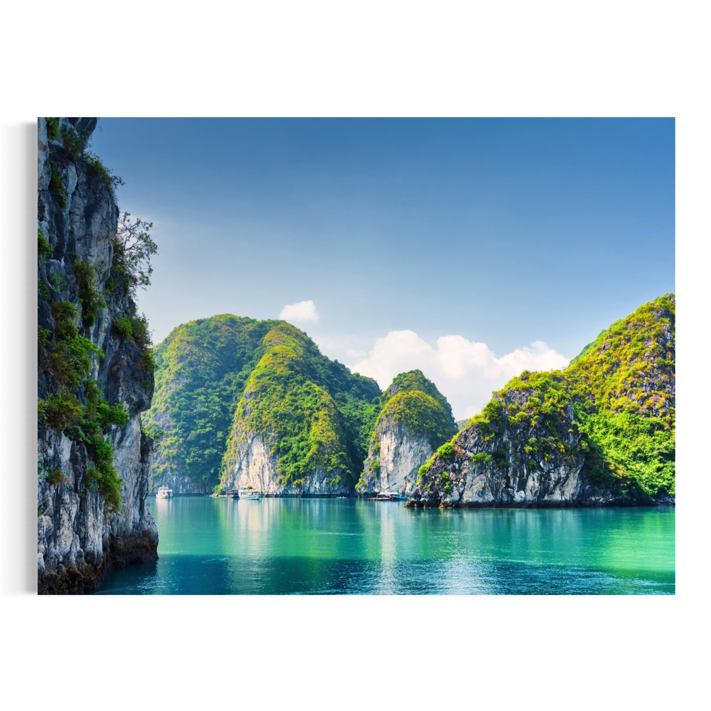 Emerald Reflections - Moderno Wall Art Wall Art