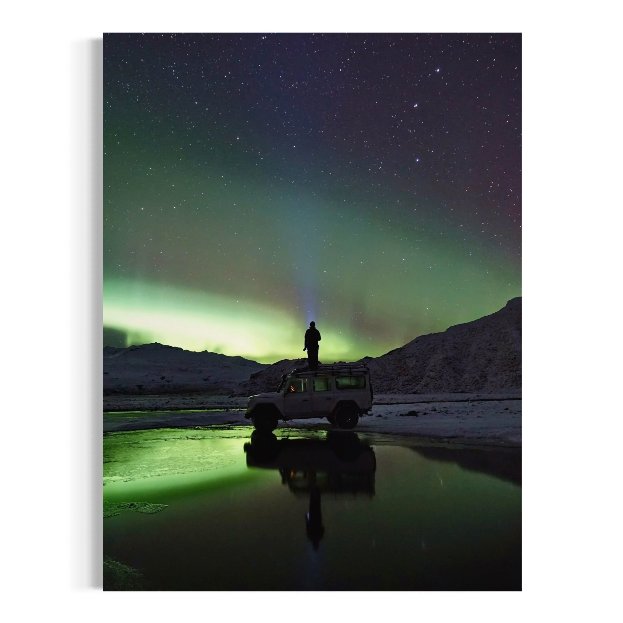 Lights Over Thórsmörk - Moderno Wall Art Wall Art