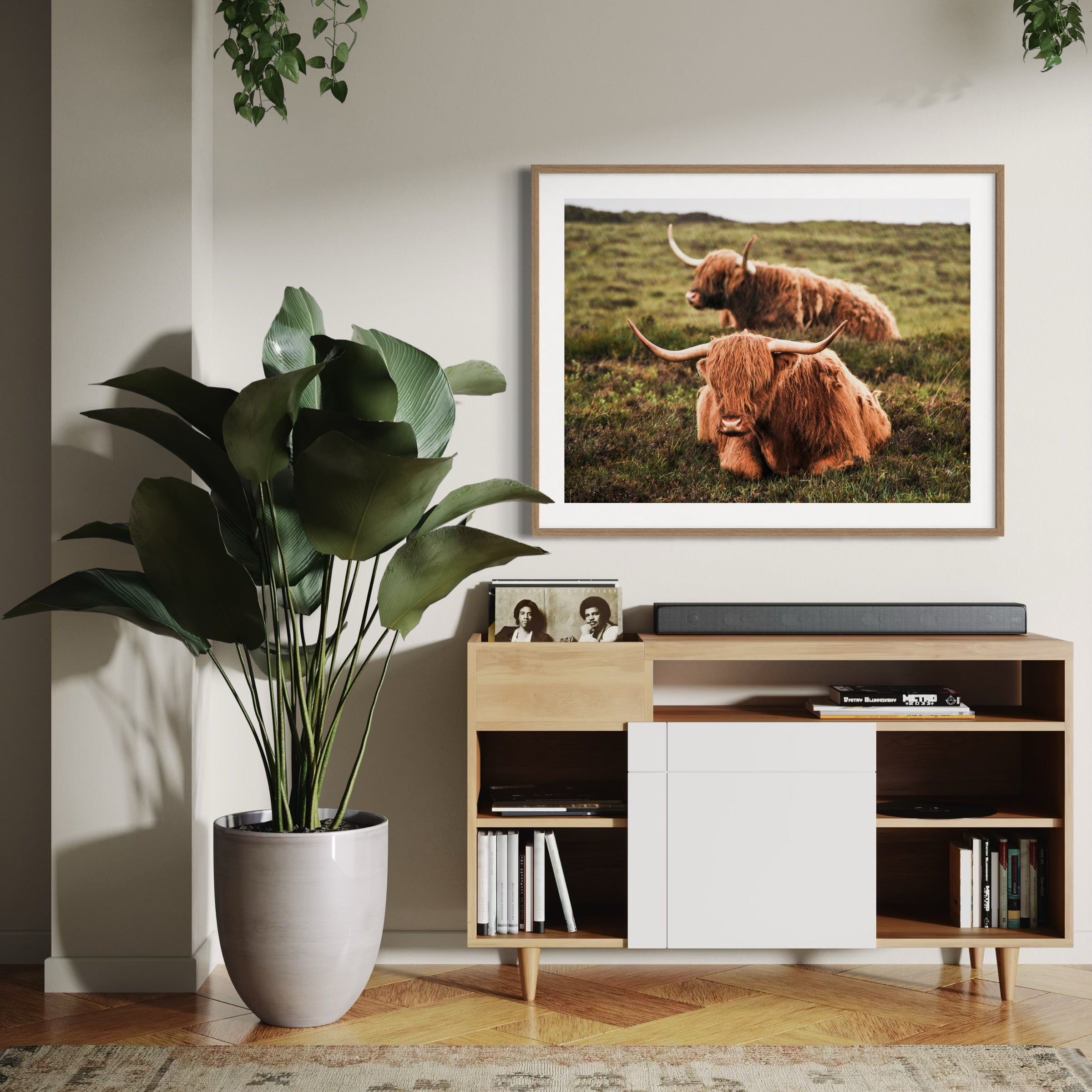 Highland Duo - Moderno Wall Art Wall Art