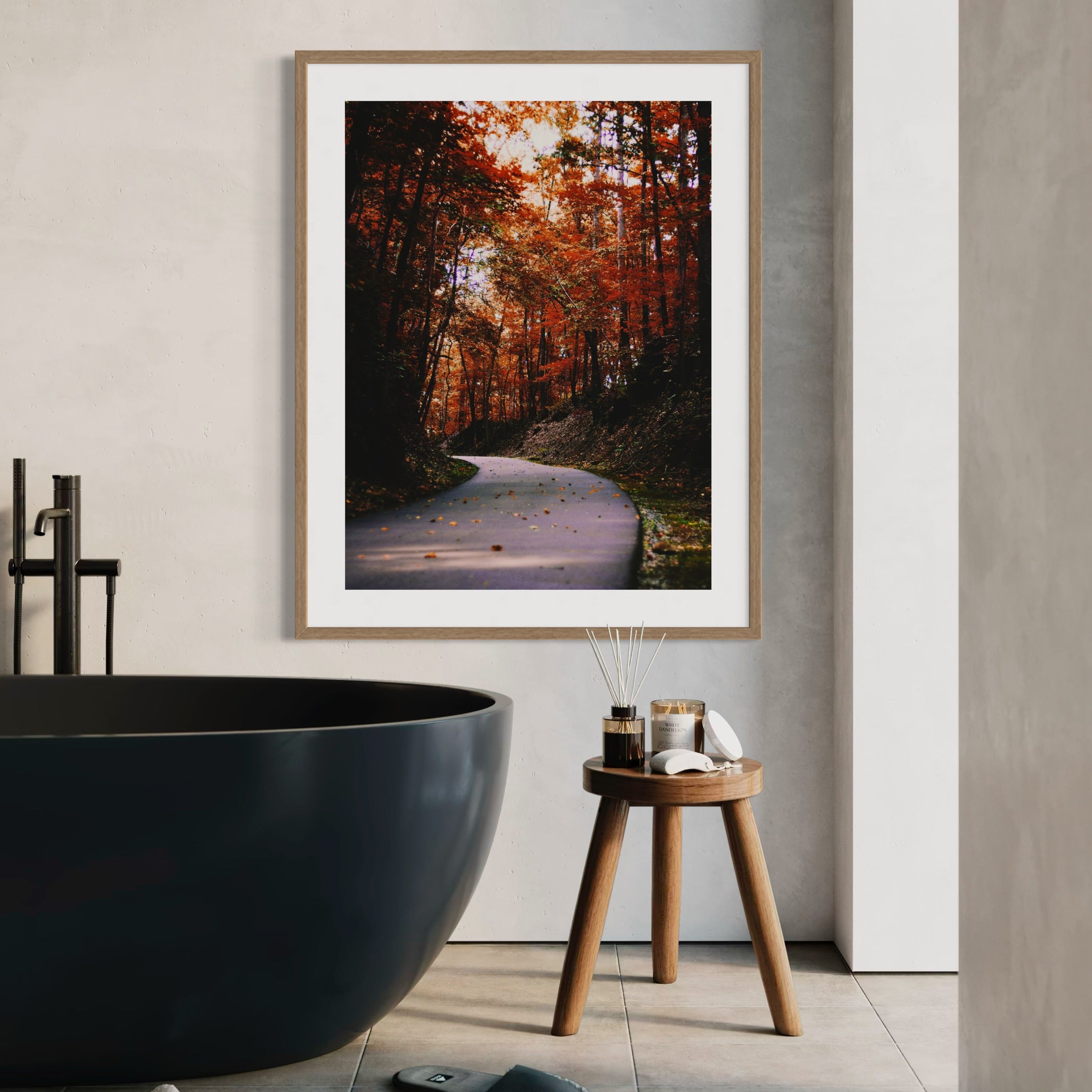 Autumn Drive - Moderno Wall Art Wall Art