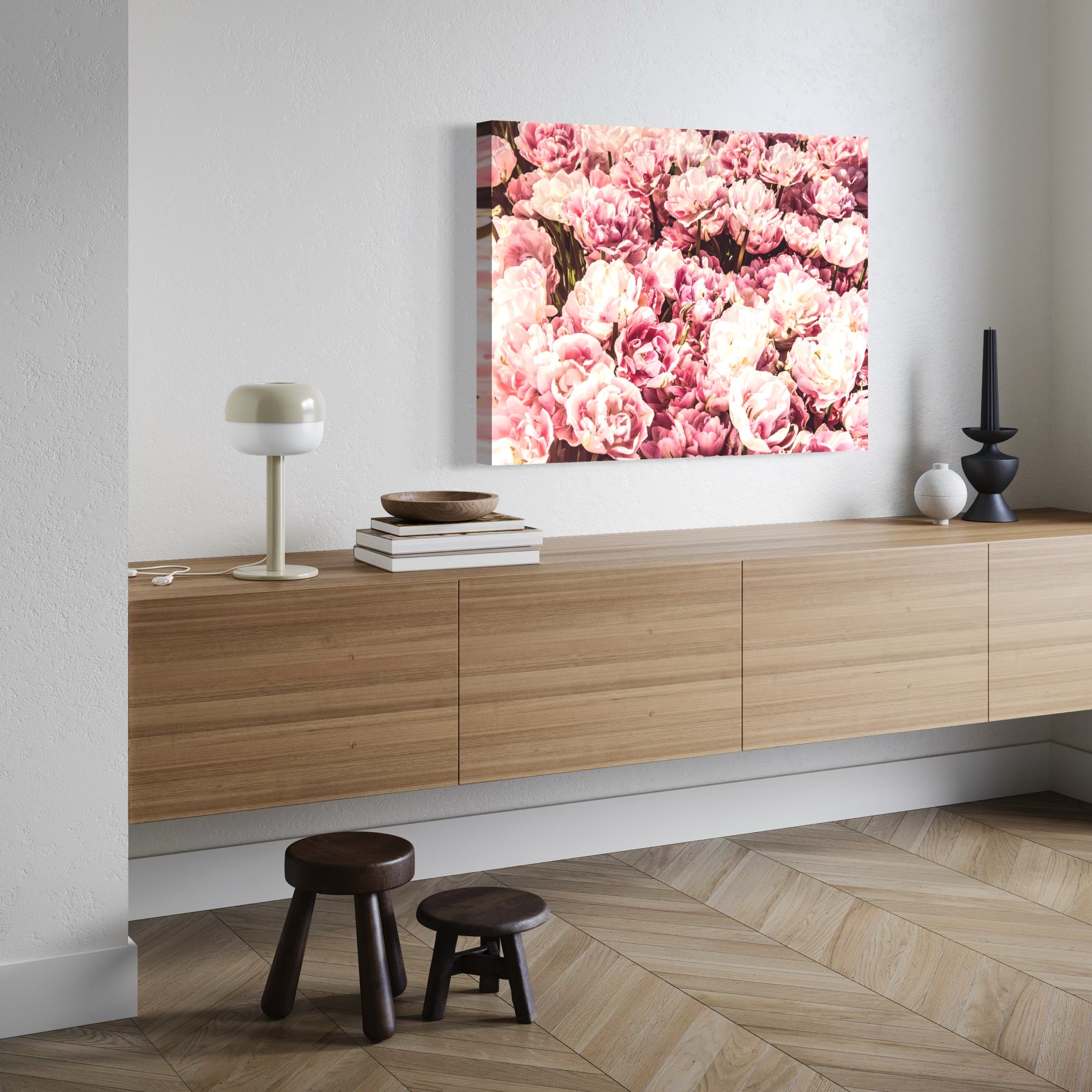 Pink Abundance - Moderno Wall Art Wall Art