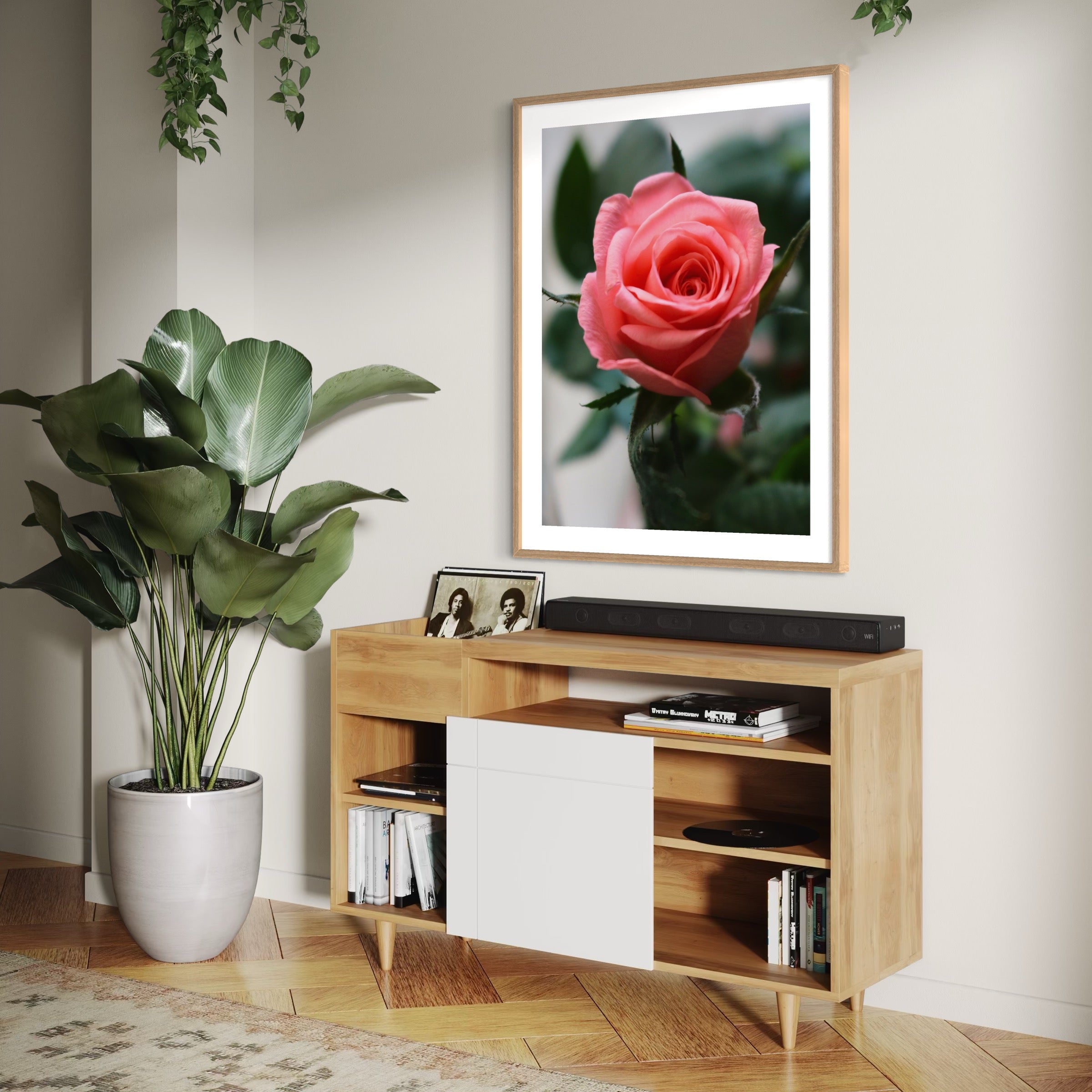 Delicate Rose - Moderno Wall Art Wall Art