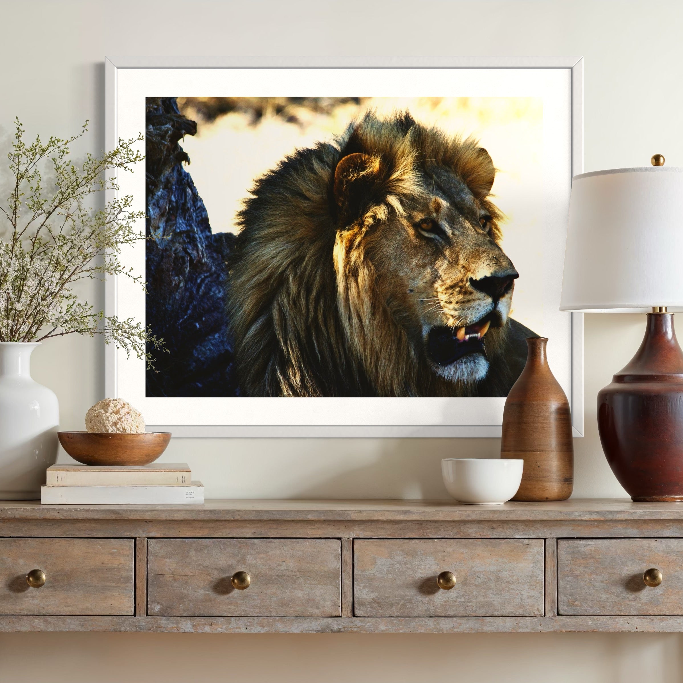 Gaze of the Wild - Moderno Wall Art Wall Art