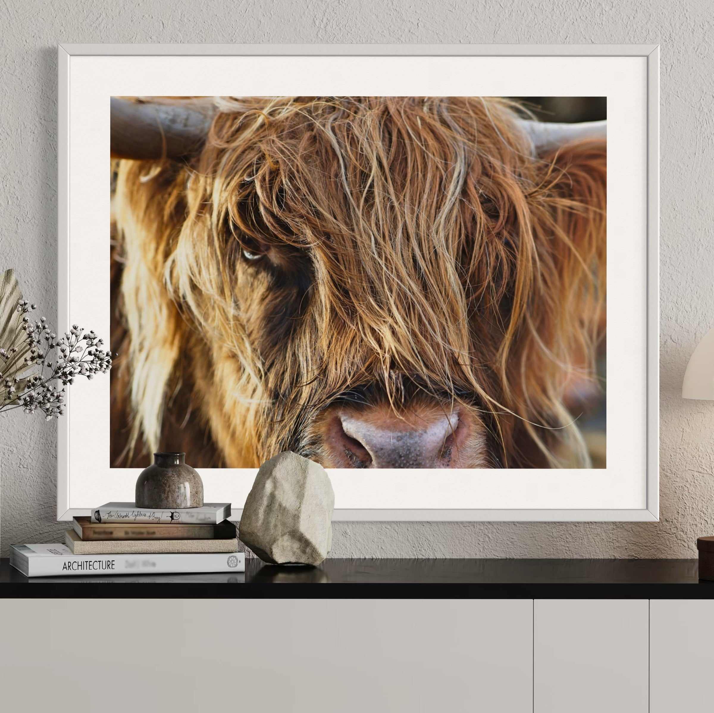Highland Gaze - Moderno Wall Art Wall Art