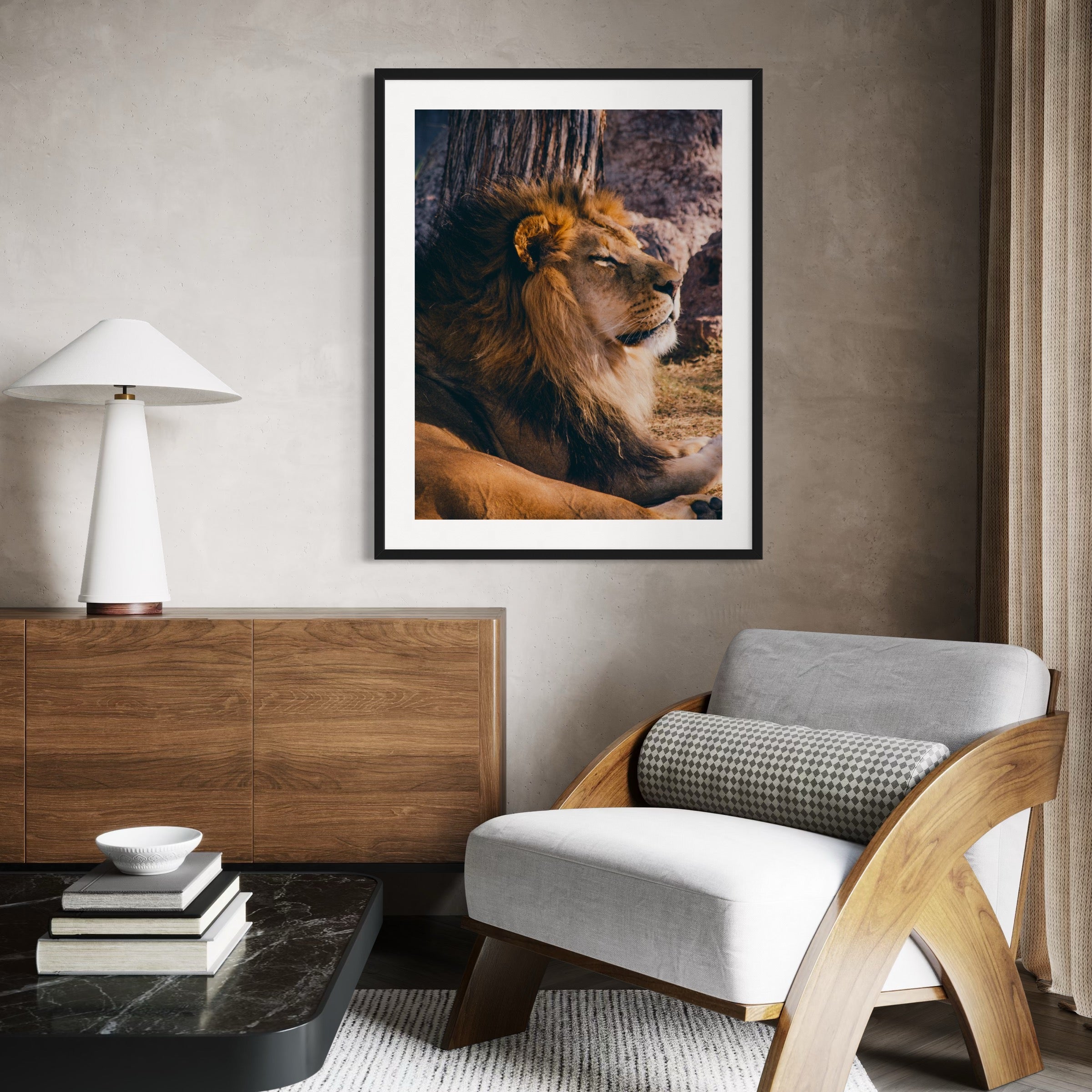 King at Rest - Moderno Wall Art Wall Art