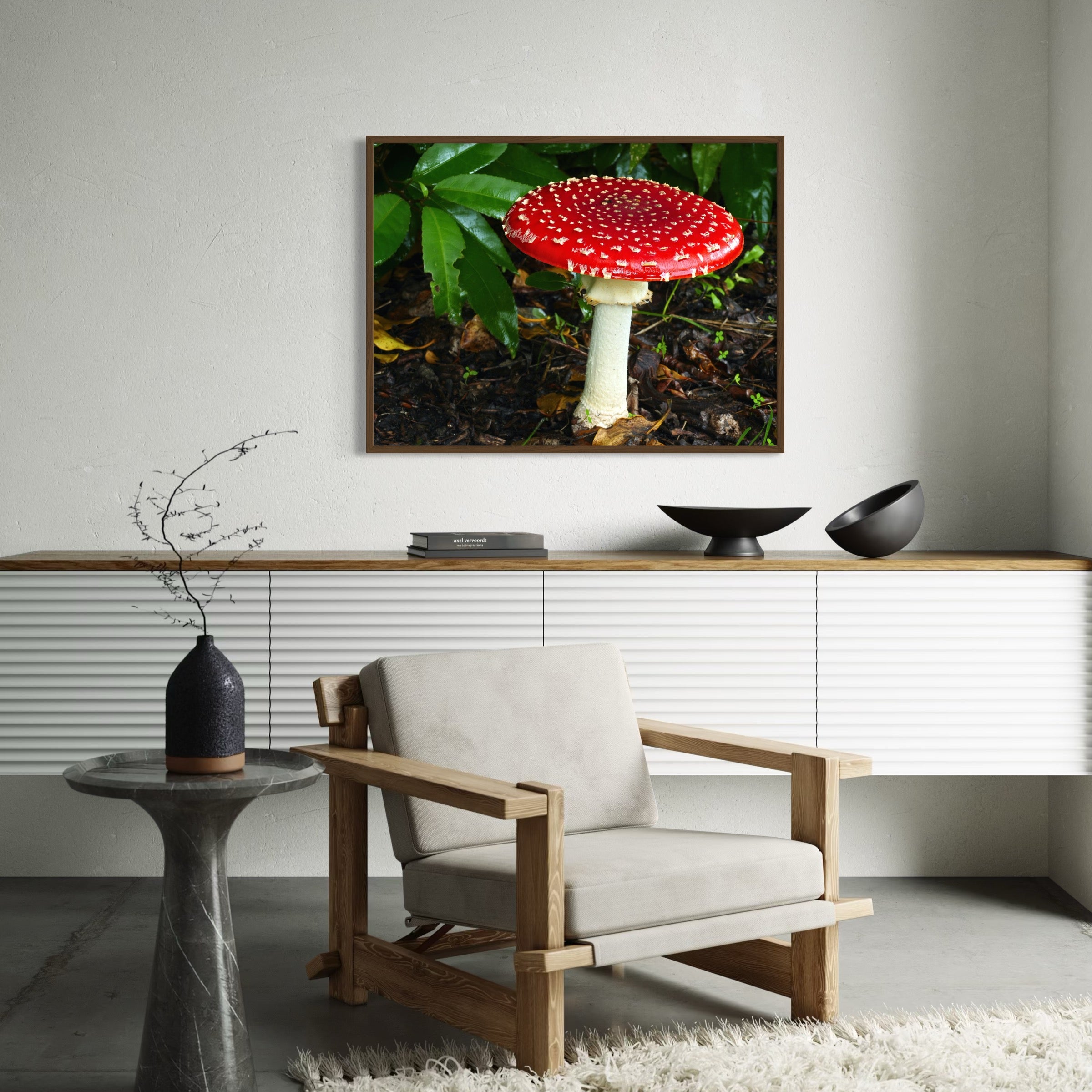 Amanita Rising - Moderno Wall Art Wall Art