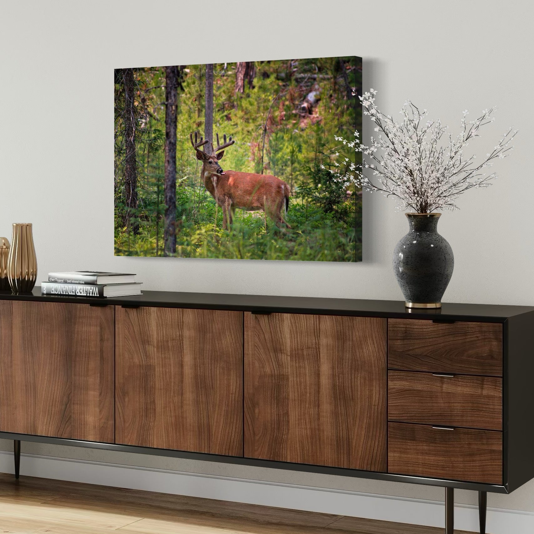 Woods Wanderer - Moderno Wall Art Wall Art