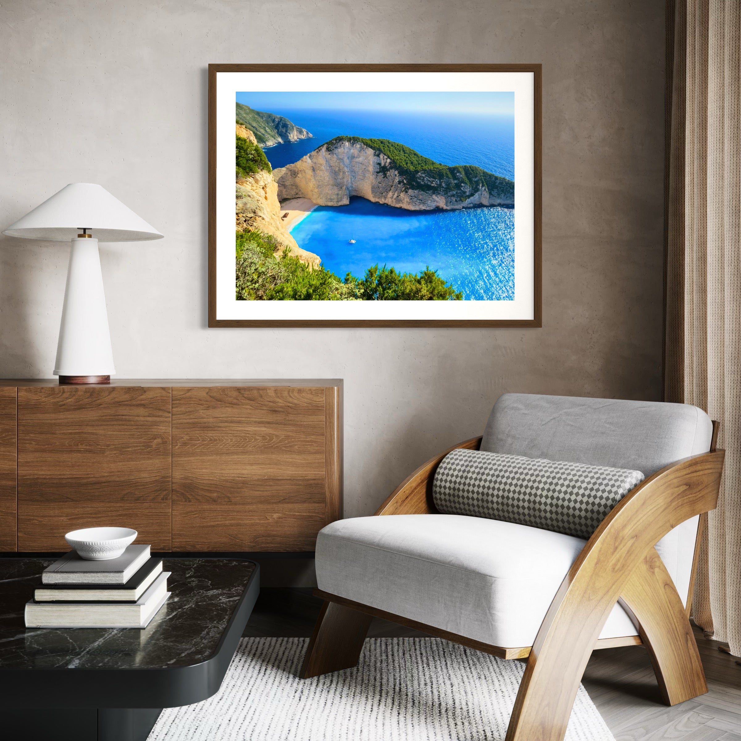 Navagio Blue - Moderno Wall Art Wall Art