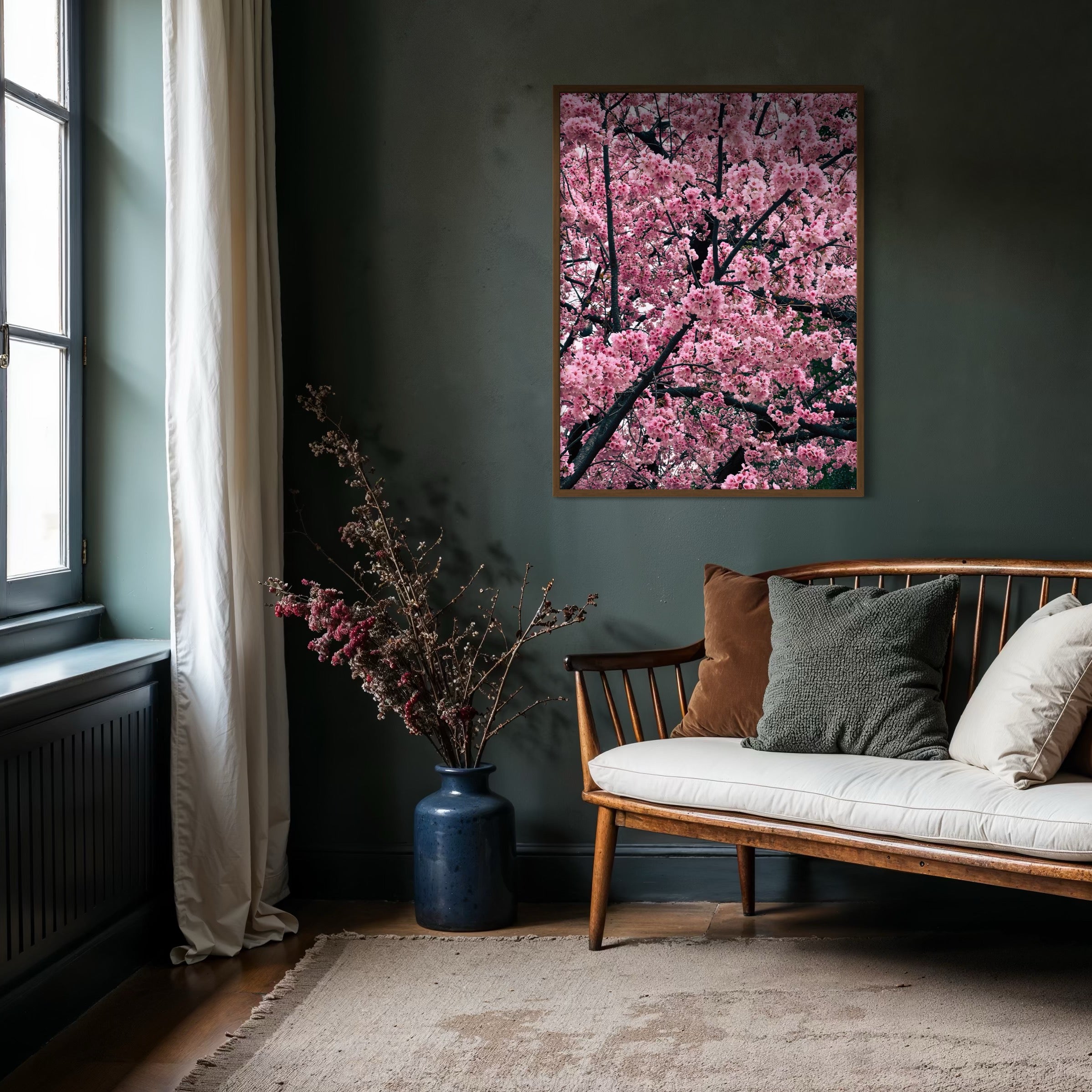 Cherry Blossom Serenade - Moderno Wall Art Wall Art
