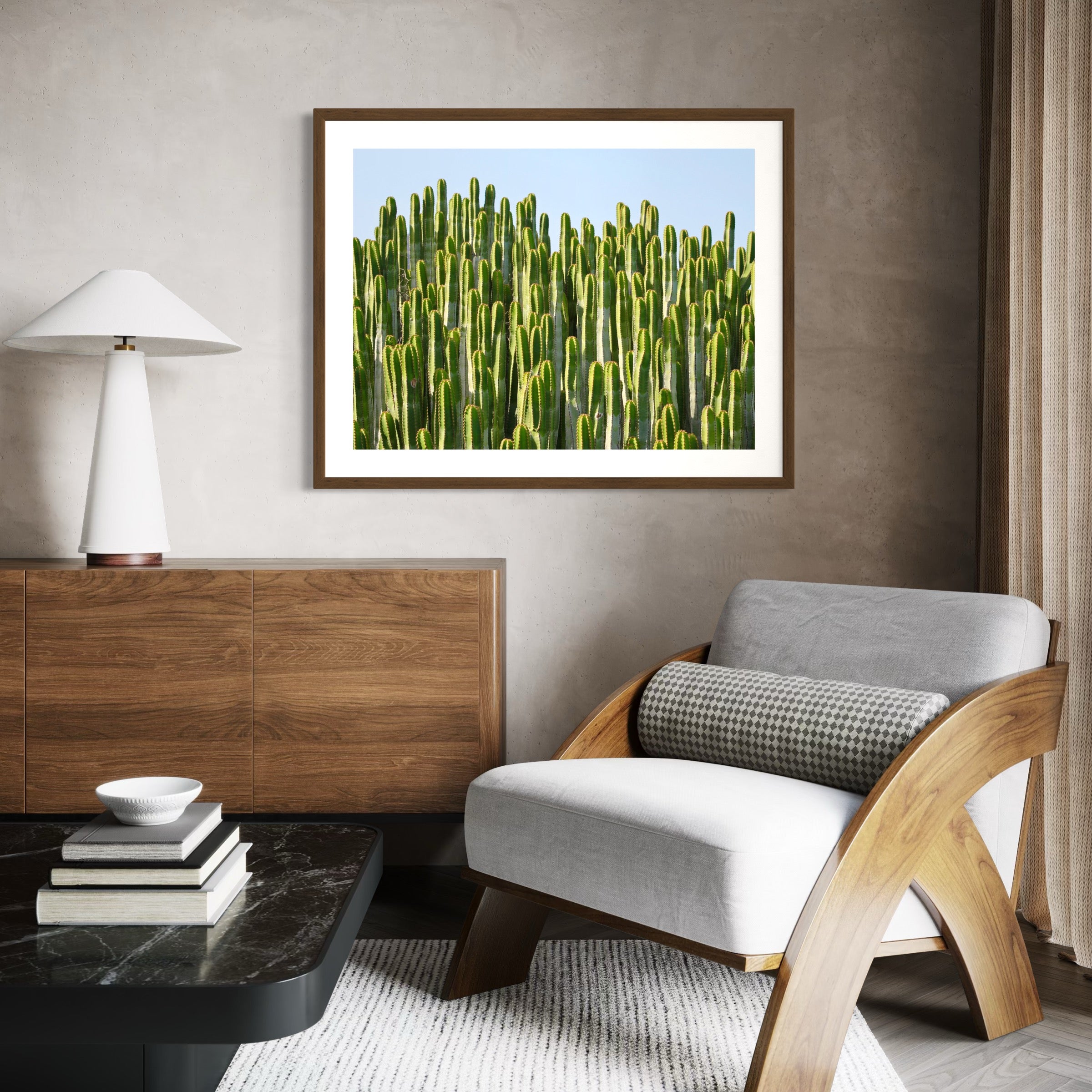 Skybound Cacti - Moderno Wall Art Wall Art