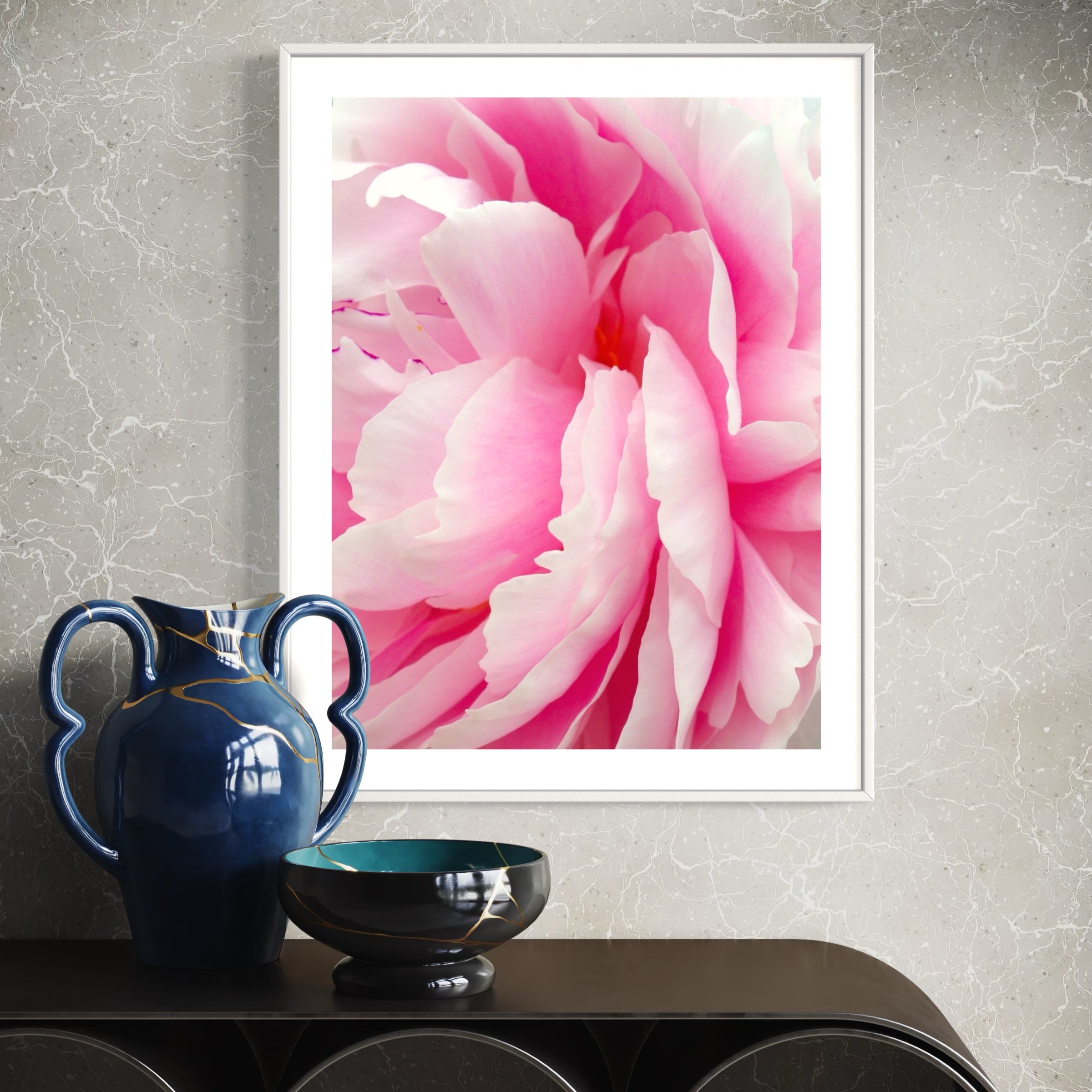Soft Pink Peony - Moderno Wall Art Wall Art