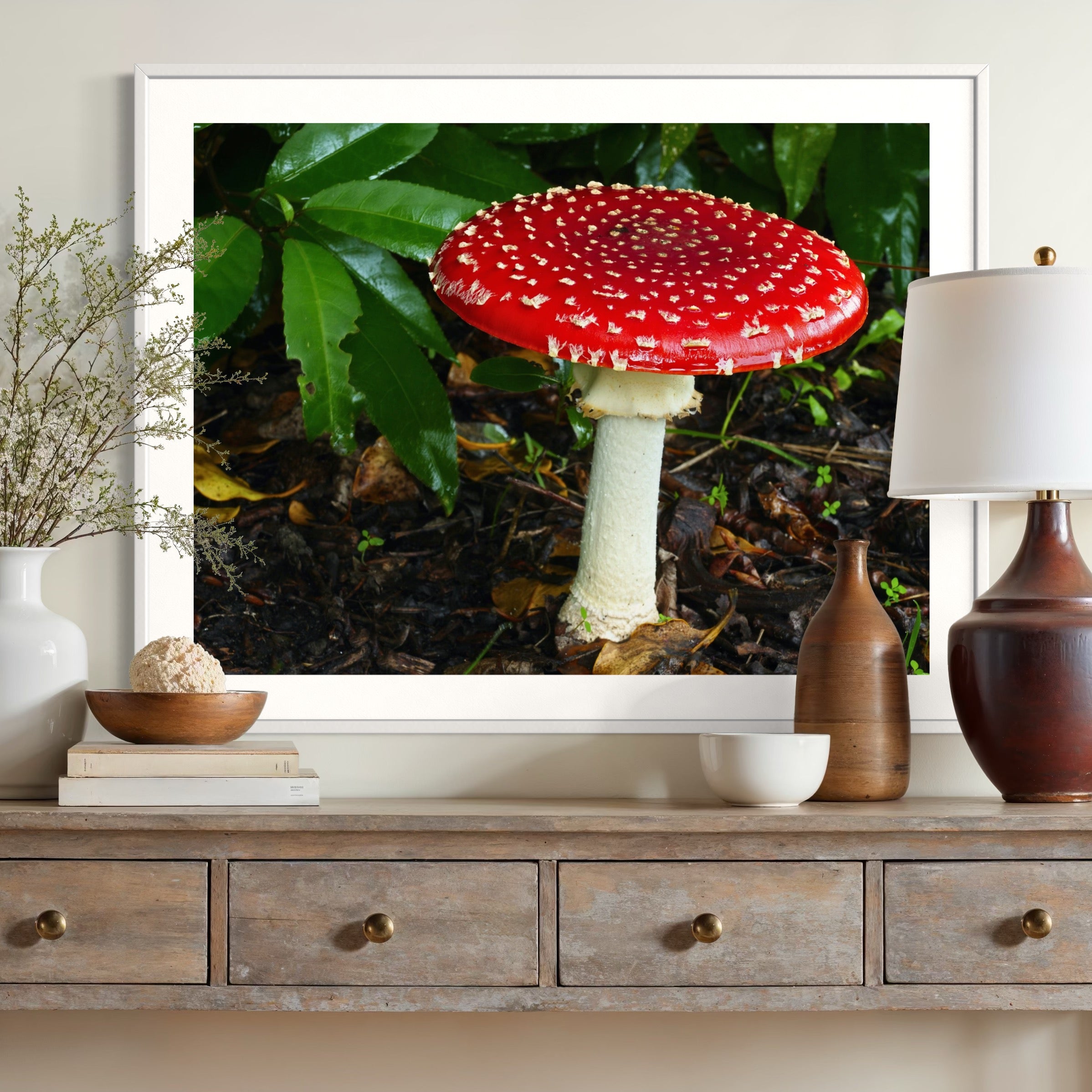 Amanita Rising - Moderno Wall Art Wall Art