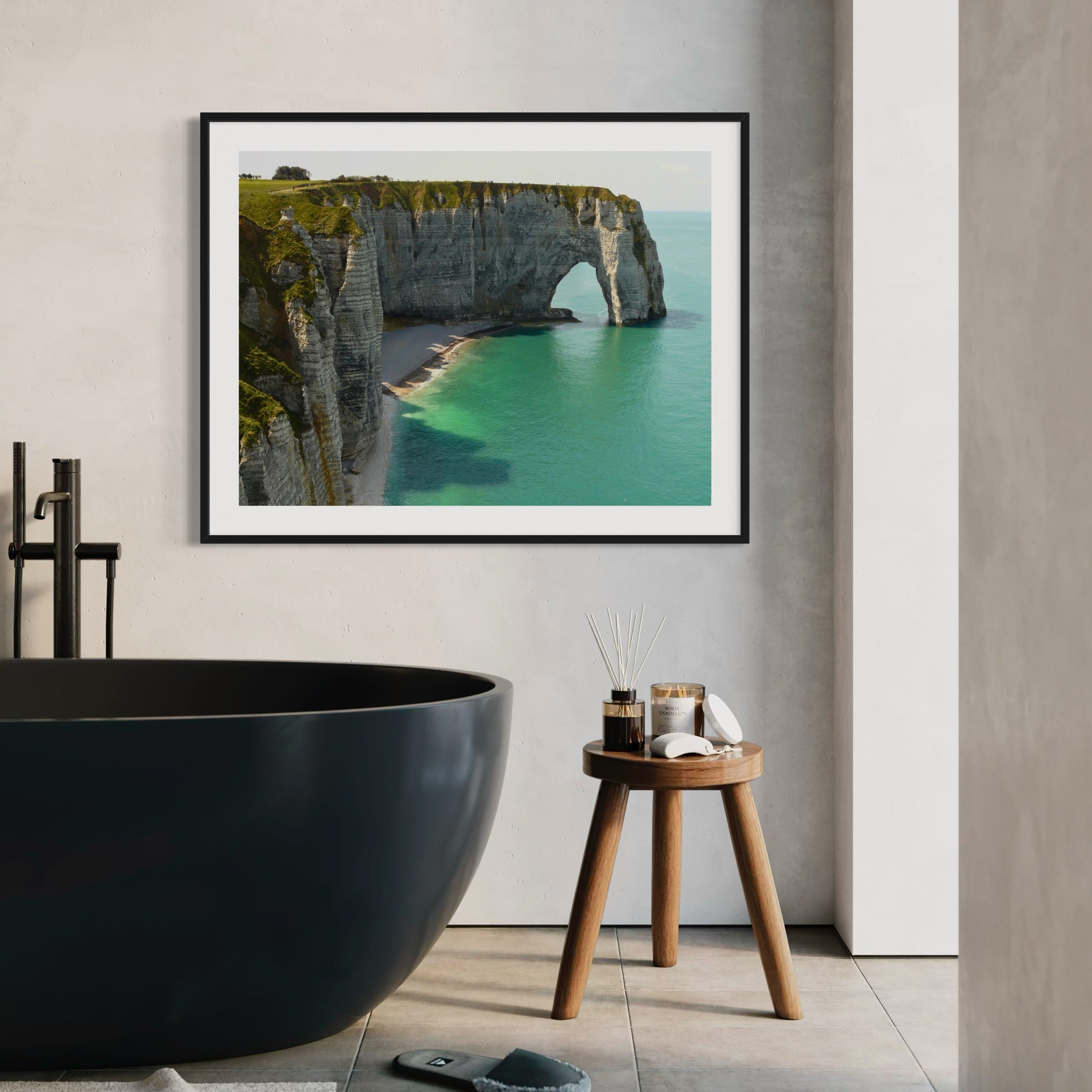 French Coastal Beauty - Moderno Wall Art Wall Art