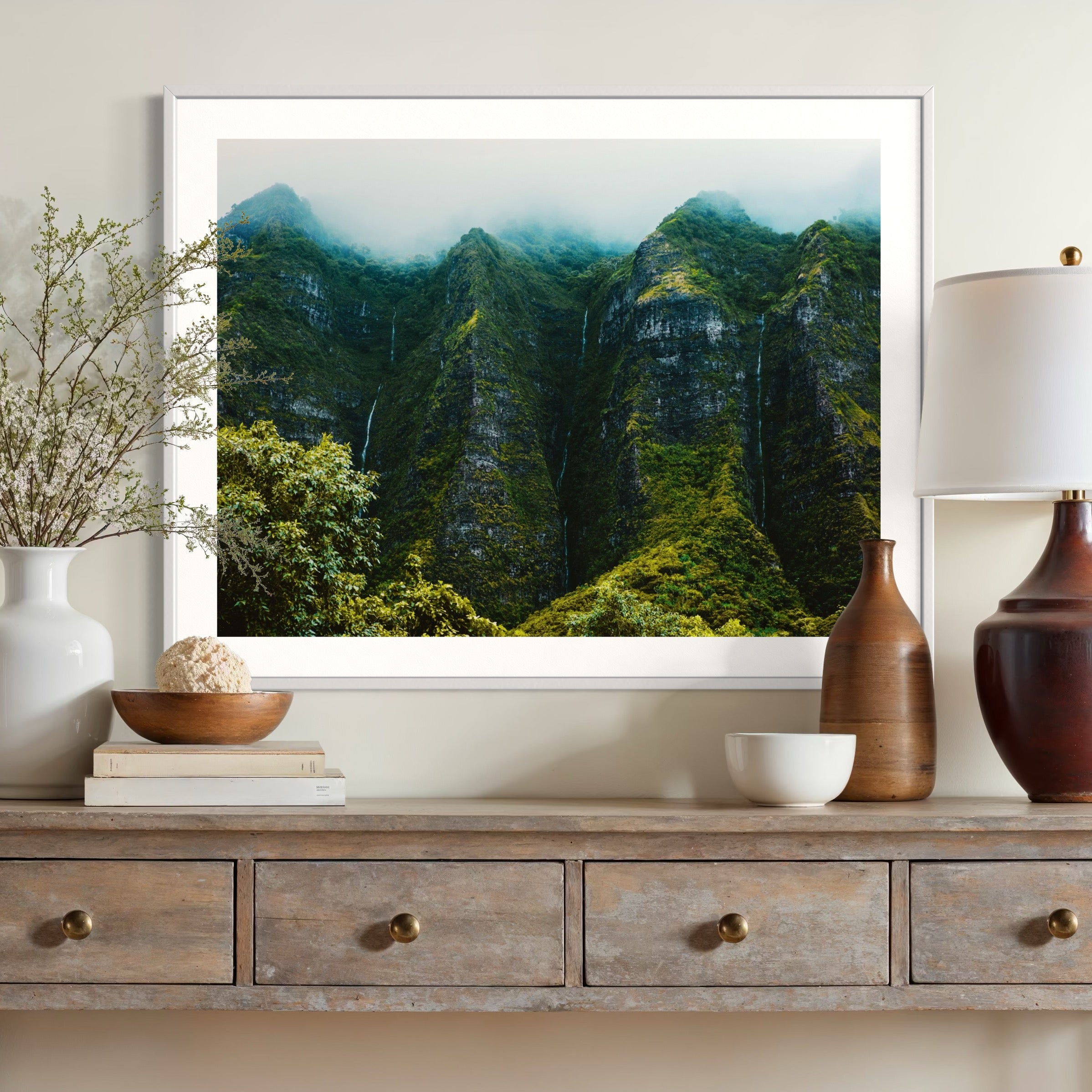 Verdant Paradise - Moderno Wall Art Wall Art
