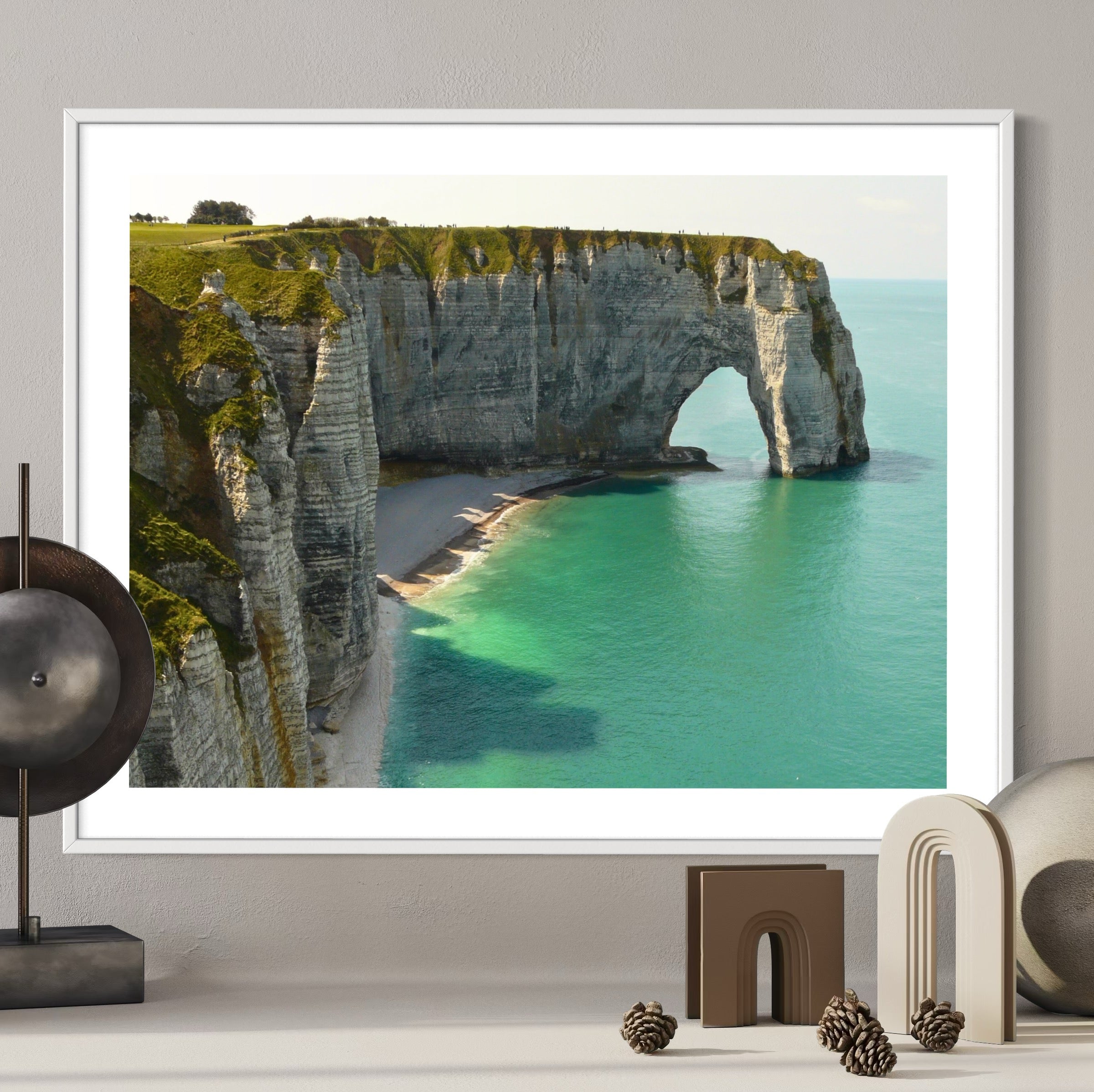 French Coastal Beauty - Moderno Wall Art Wall Art