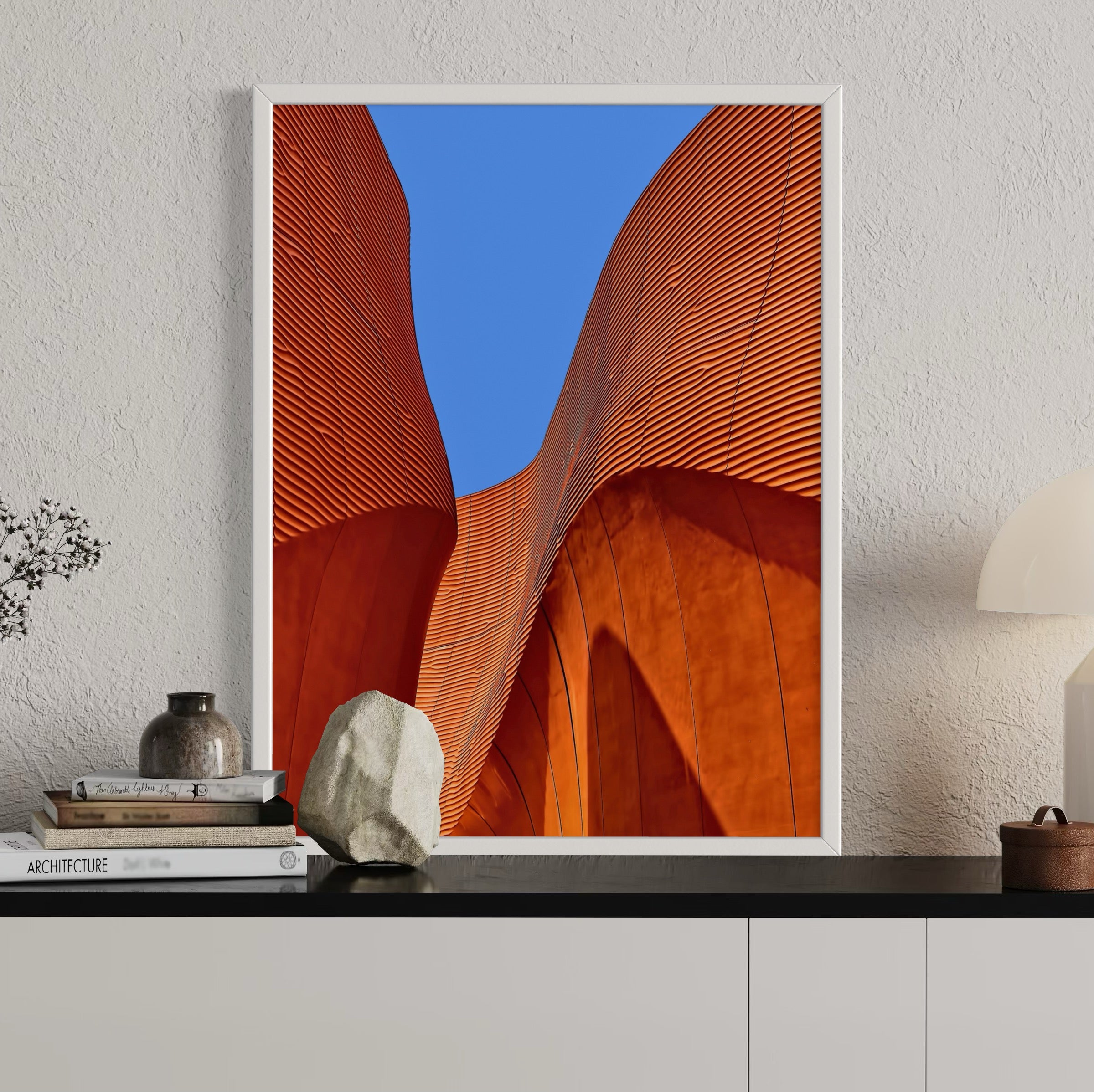 Sculptural Motion - Moderno Wall Art Wall Art
