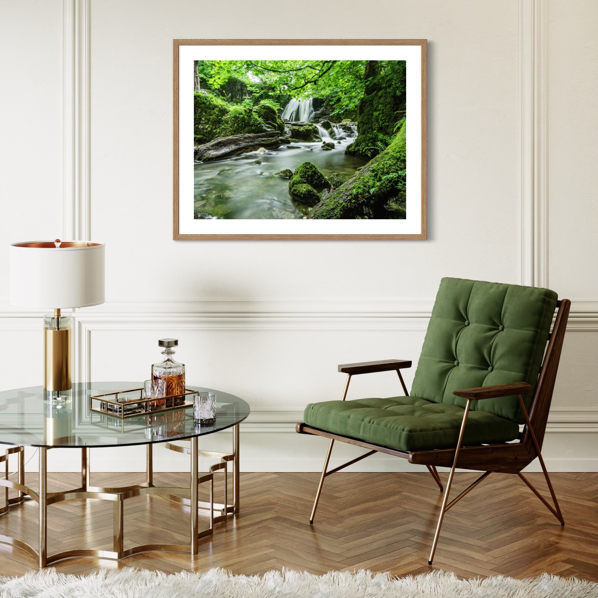 Tranquil Falls - Moderno Wall Art Wall Art
