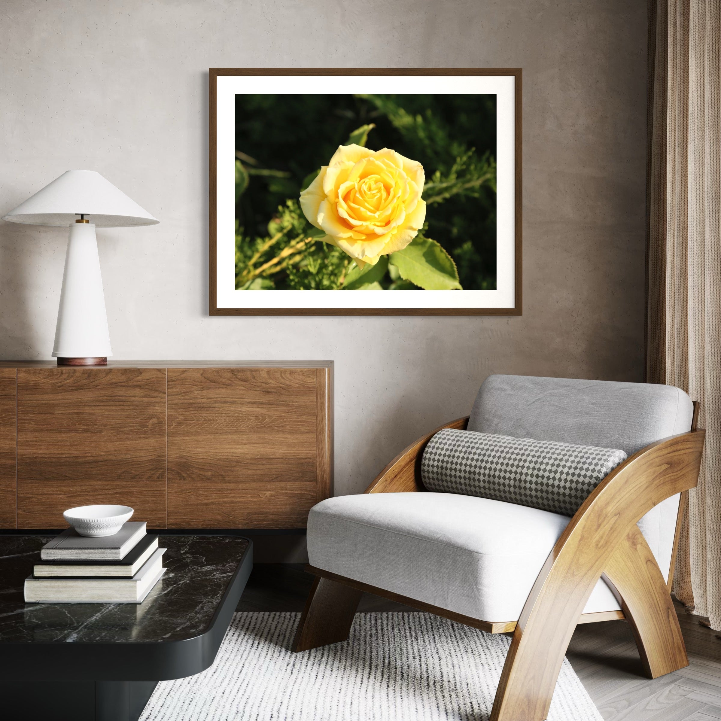 Golden Rose - Moderno Wall Art Wall Art