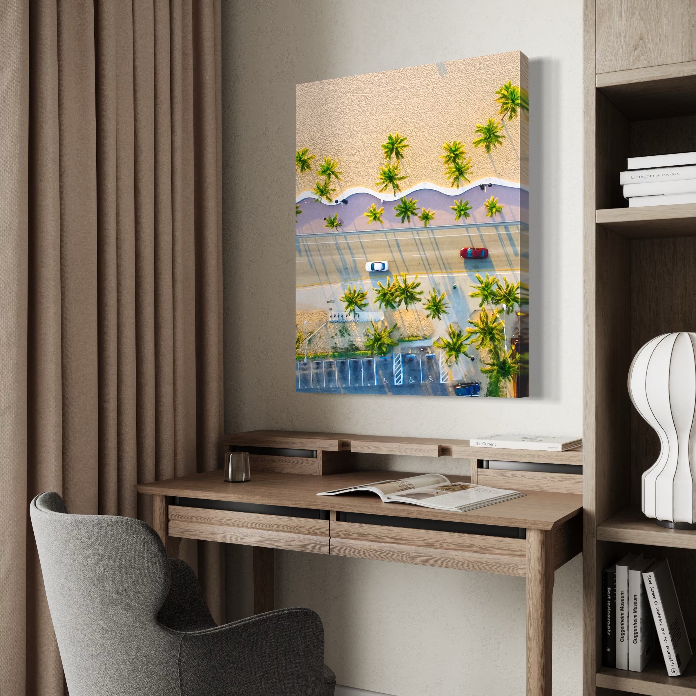 Shoreside Sunrise - Moderno Wall Art Wall Art