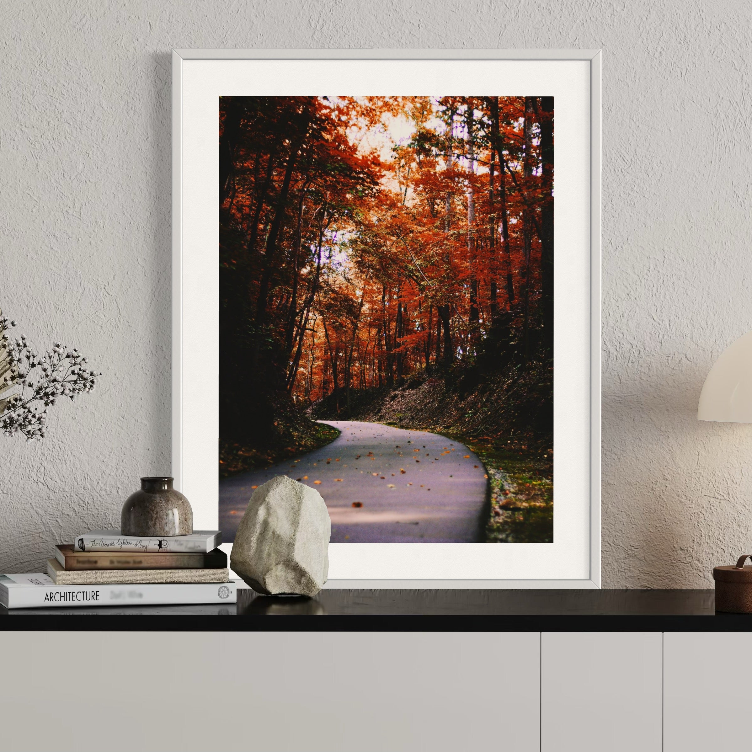 Autumn Drive - Moderno Wall Art Wall Art