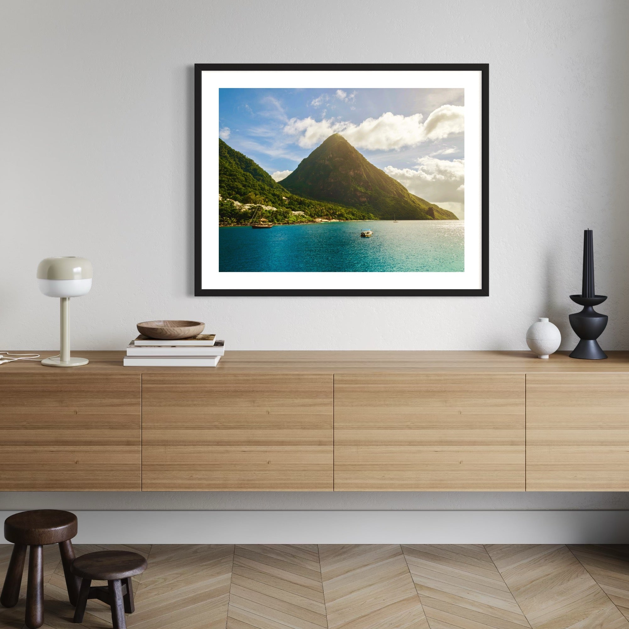 Caribbean Ascent - Moderno Wall Art Wall Art