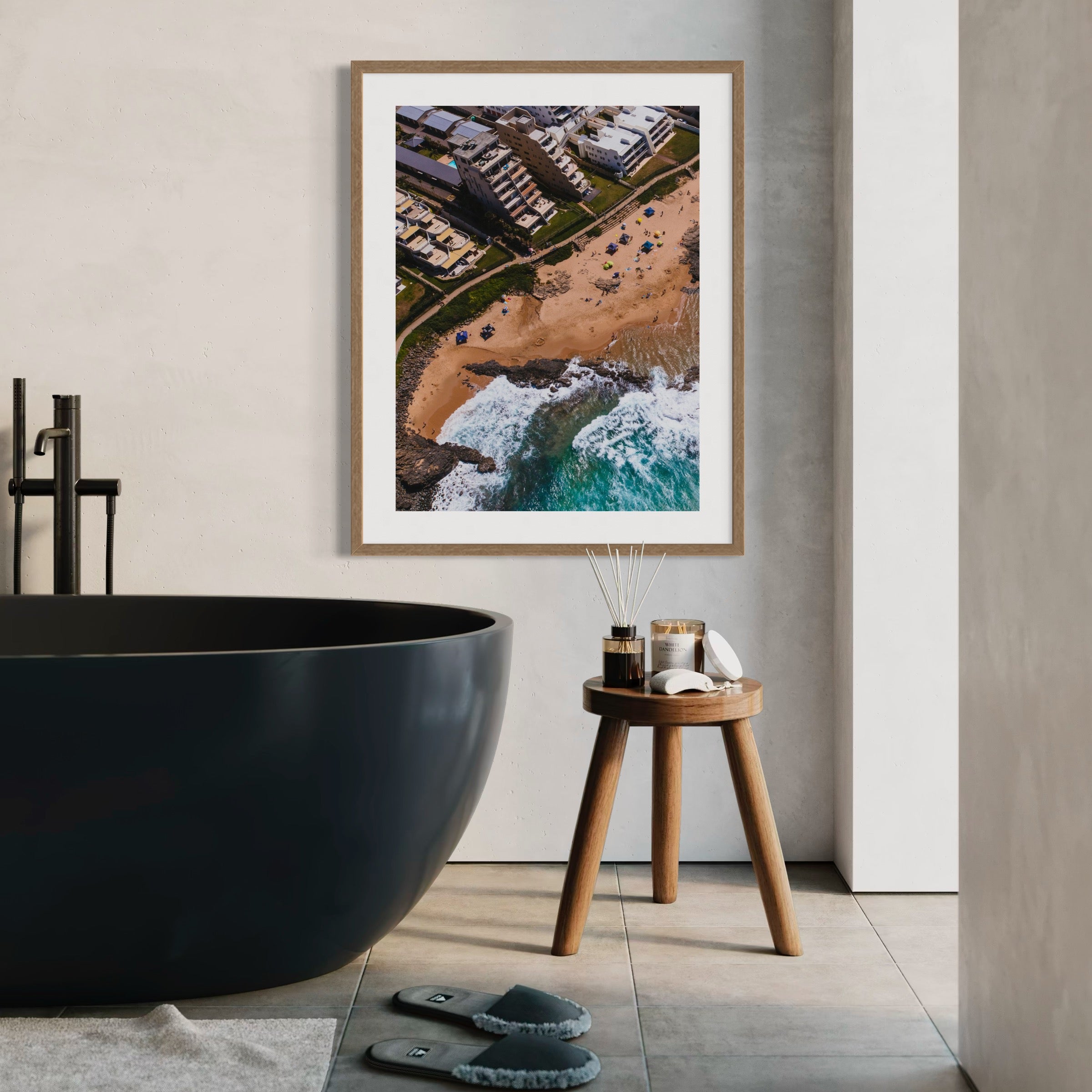 Golden Shores of Durban - Moderno Wall Art Wall Art