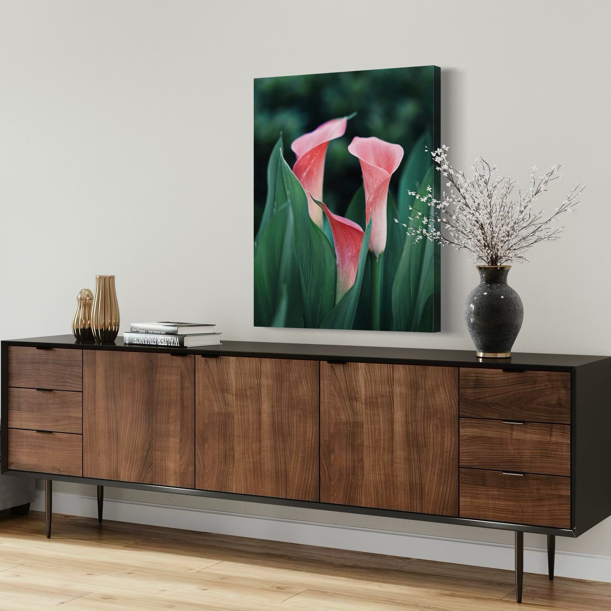 Calla Lily Trio - Moderno Wall Art Wall Art